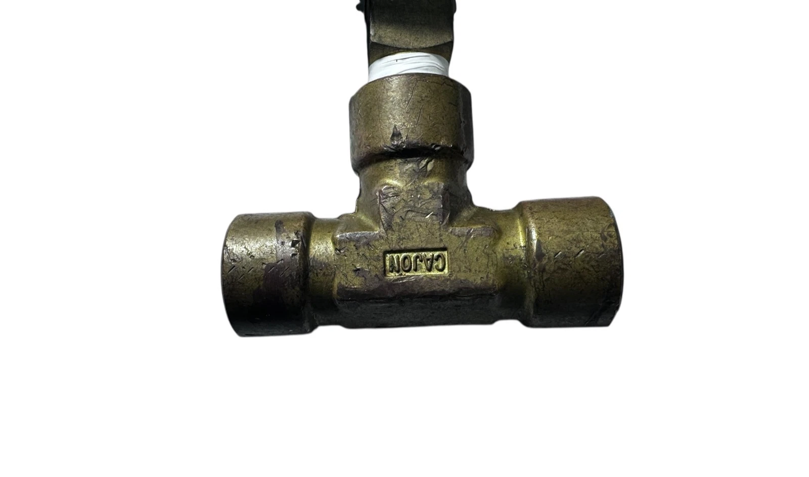 Weksler 4.5" Pressure Vacuum Gauge 0–30 PSIG / 30 IN-HG Brass Tee Mount Tested — photo 4 of 4