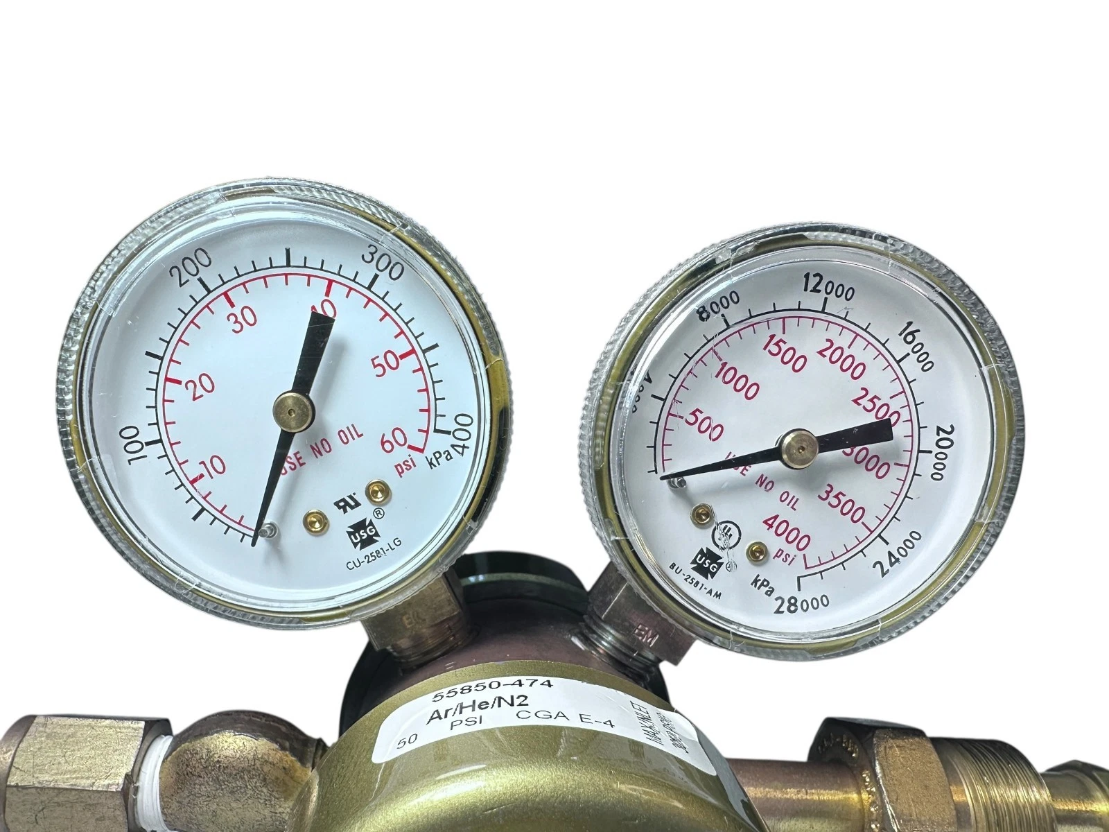 VWR Dual Stage Regulator 55850-474 for Argon/Helium/Nitrogen – Tested — photo 2 of 10
