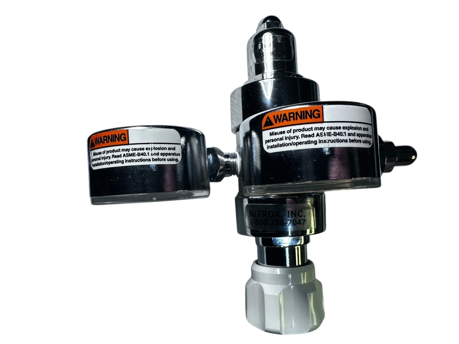 Western Medica M1-540-PG Oxygen Regulator 0–100 PSI Adj Dual Gauge CGA-540 — photo 7 of 9