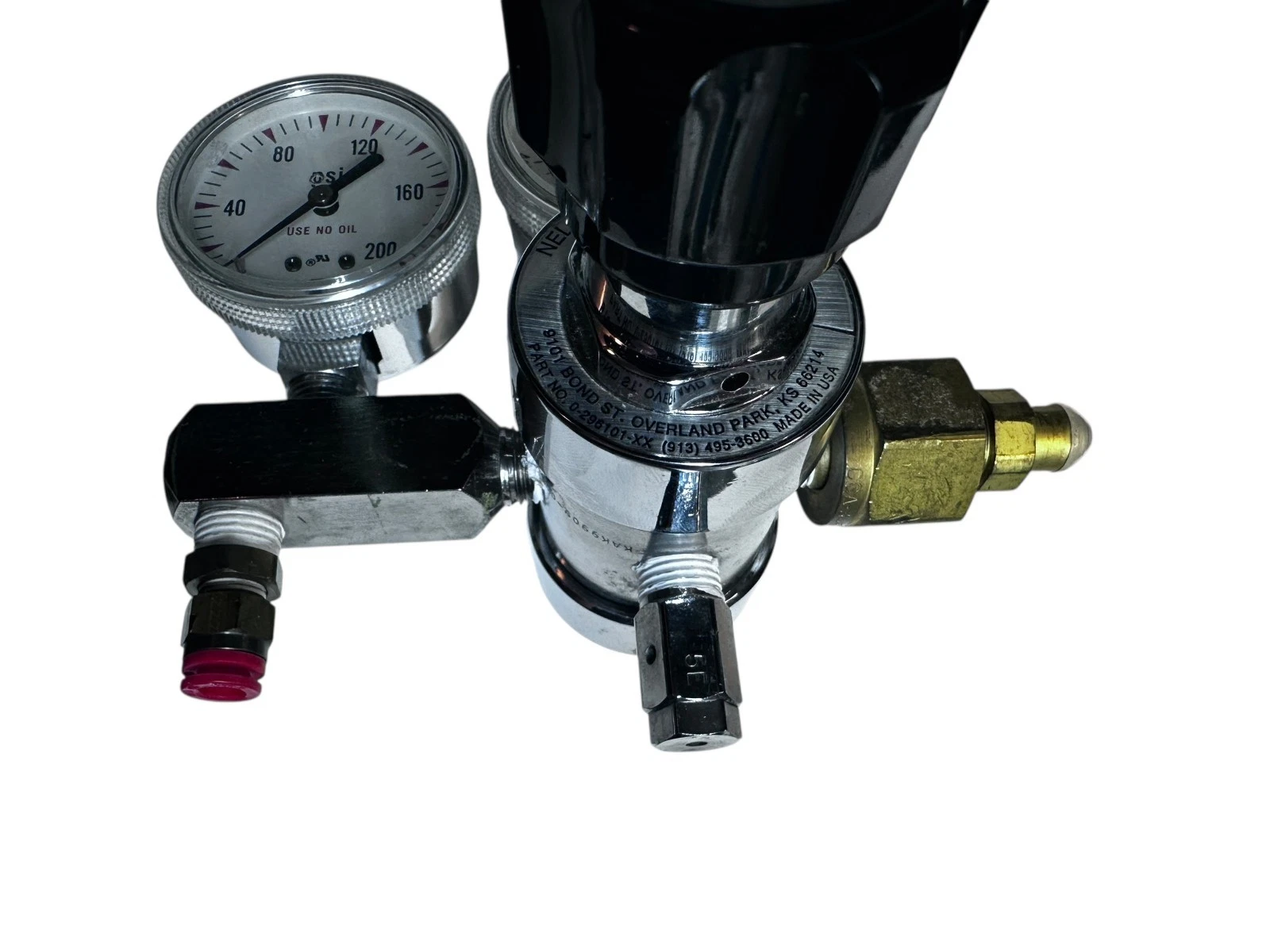 Nellcor Puritan-Bennett Model 61 O₂ Regulator Dual Gauge 0–4000 PSI — photo 5 of 7
