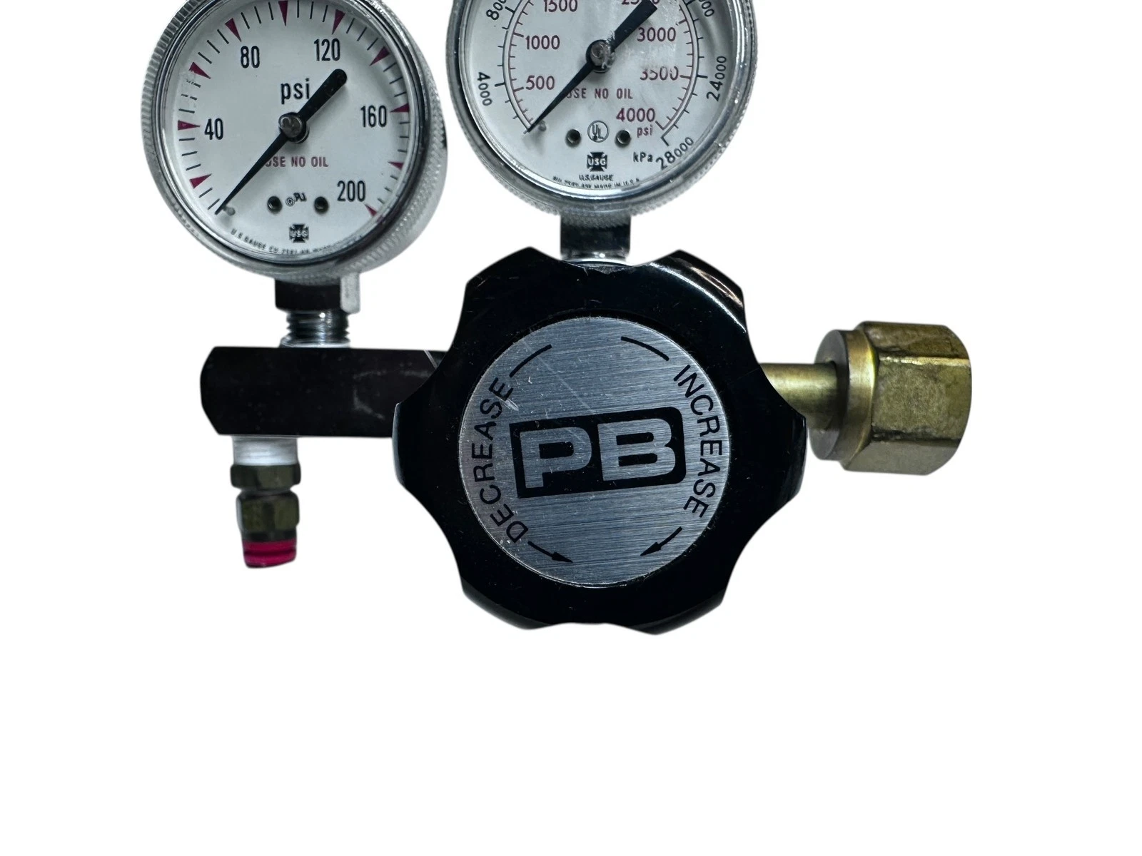 Nellcor Puritan-Bennett Model 61 O₂ Regulator Dual Gauge 0–4000 PSI — photo 7 of 7