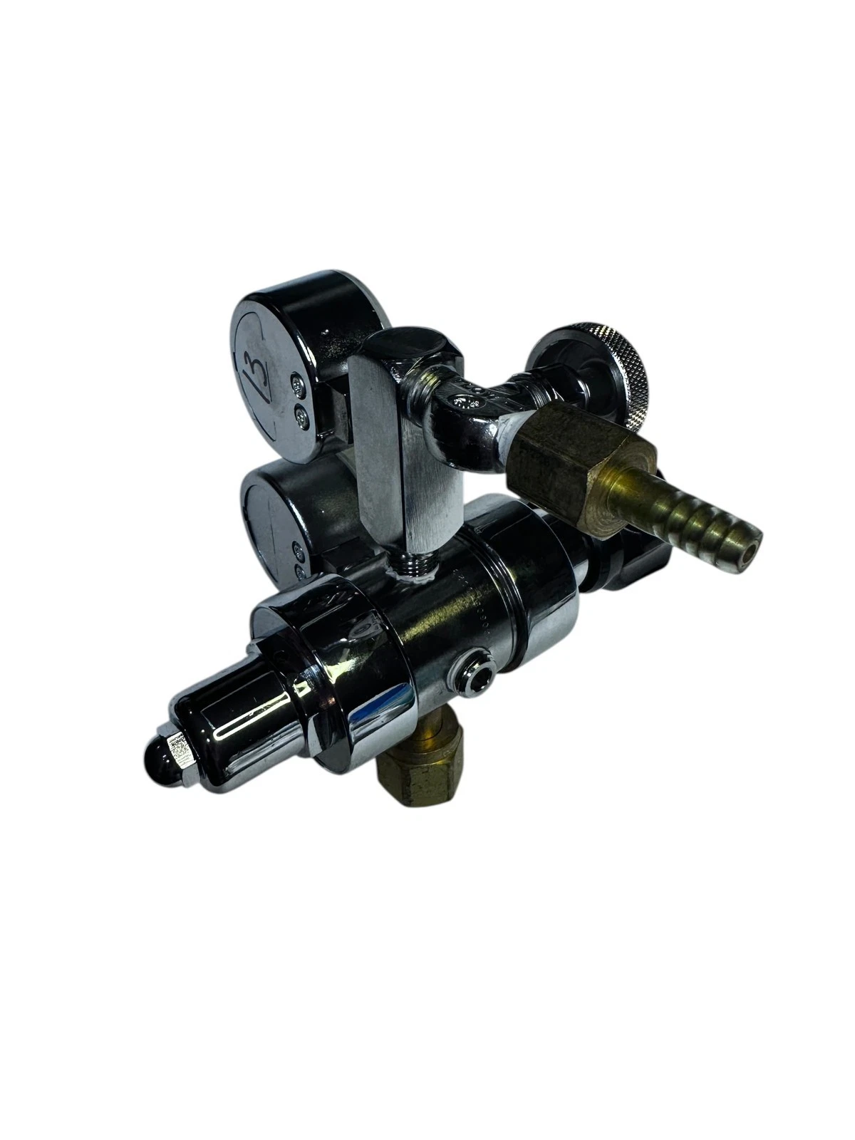 Puritan Medical Products Model 40 Gas Regulator Dual Gauge 4000 PSI USA — photo 3 of 8
