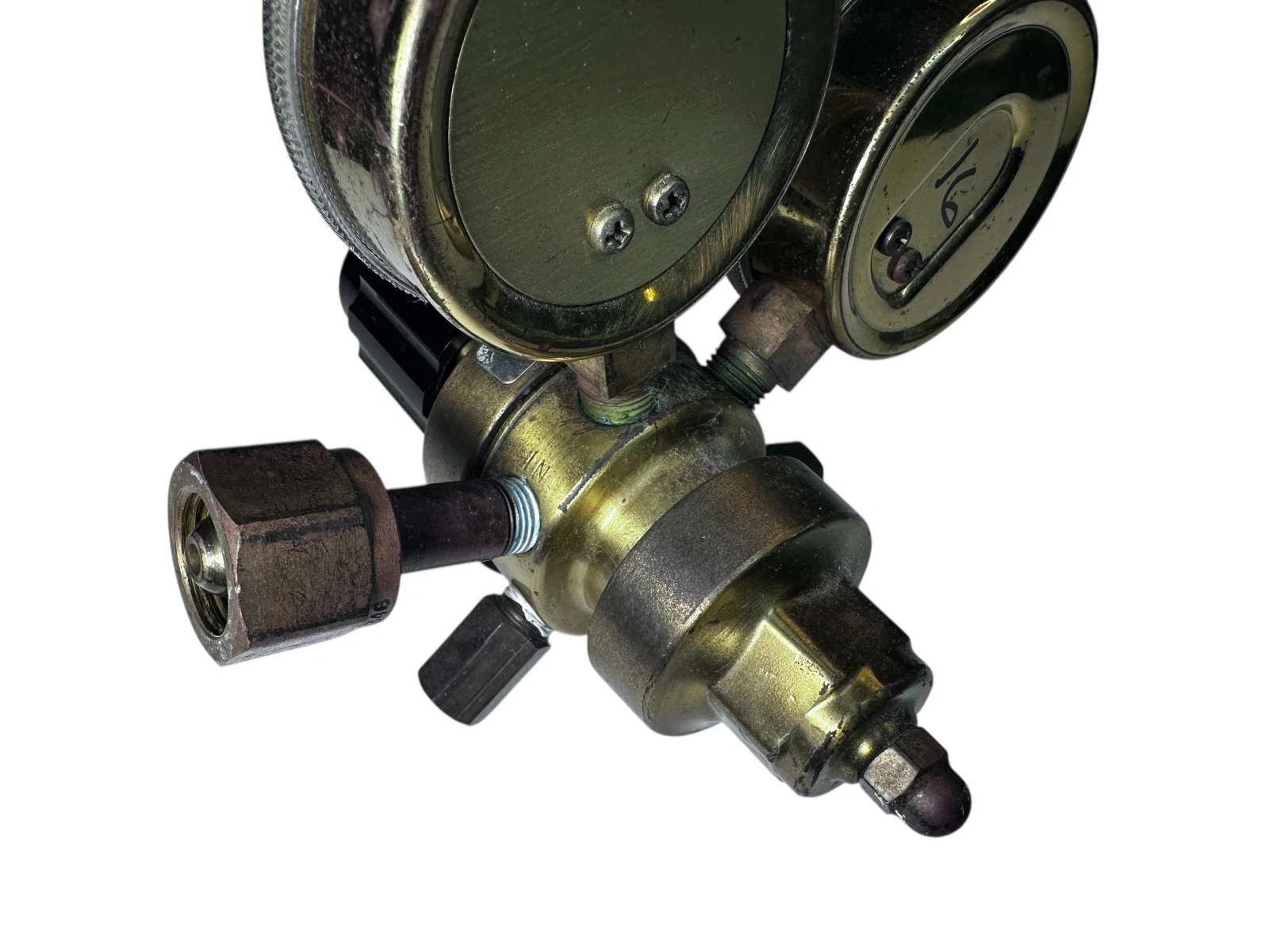Veriflo DECRA Gas Regulator Dual Gauge Brass 4000 PSI USA — photo 3 of 8