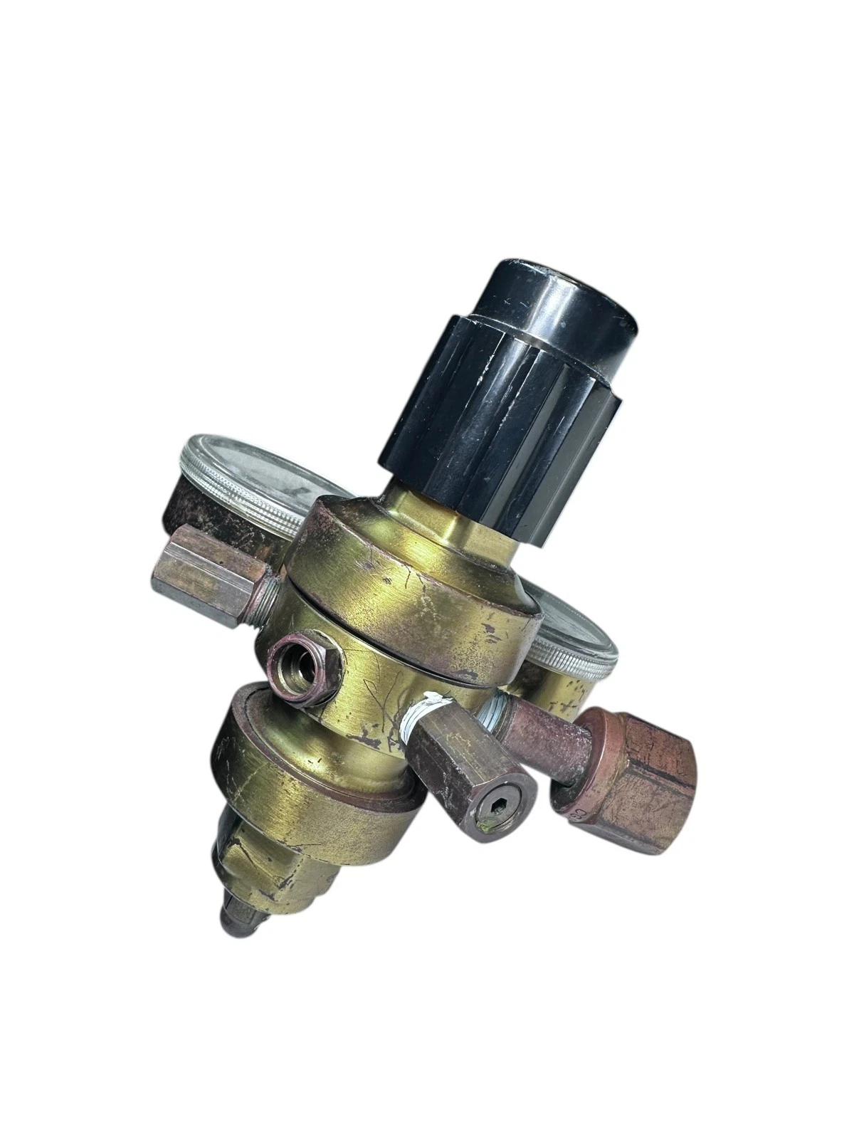 Veriflo DECRA Gas Regulator Dual Gauge Brass 4000 PSI USA — photo 4 of 8