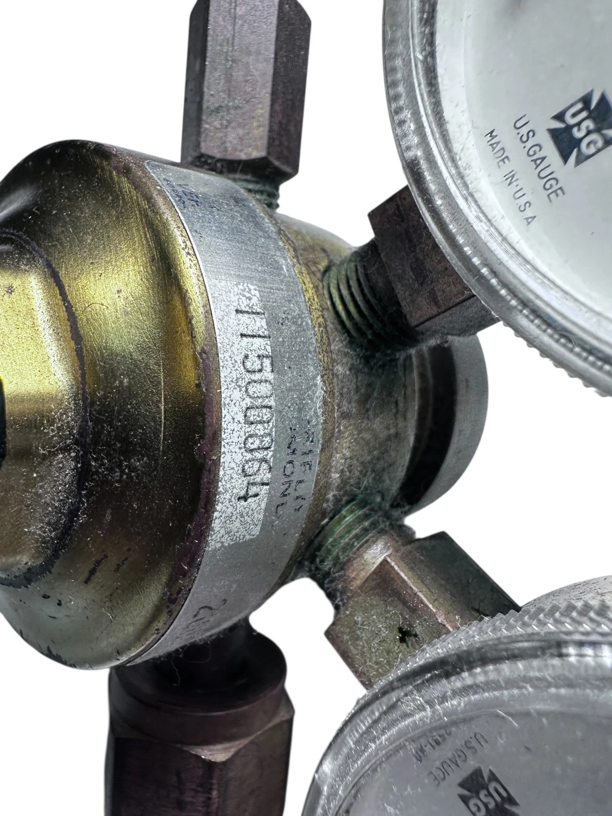 Veriflo DECRA Gas Regulator Dual Gauge Brass 4000 PSI USA — photo 6 of 8