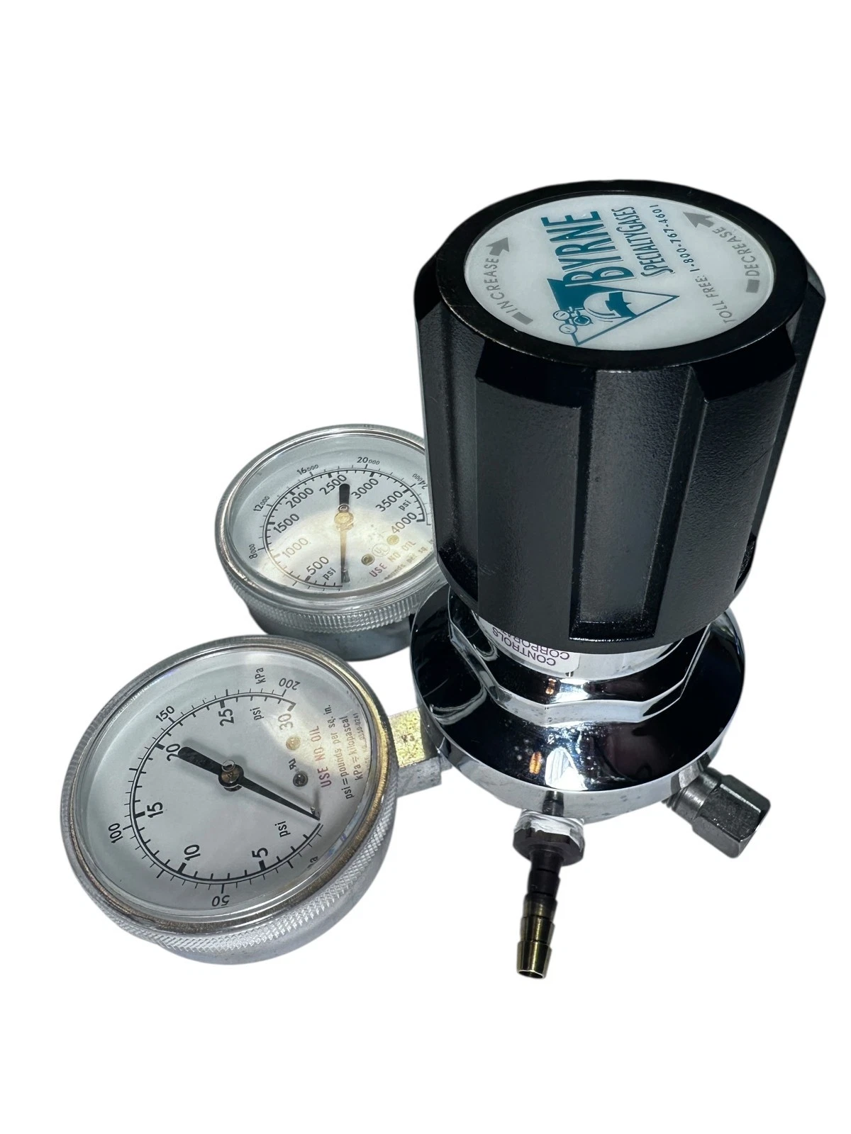 Western Enterprises 2121301-01-580 Byrne Specialty Gas Regulator 4000 PSI — photo 4 of 7