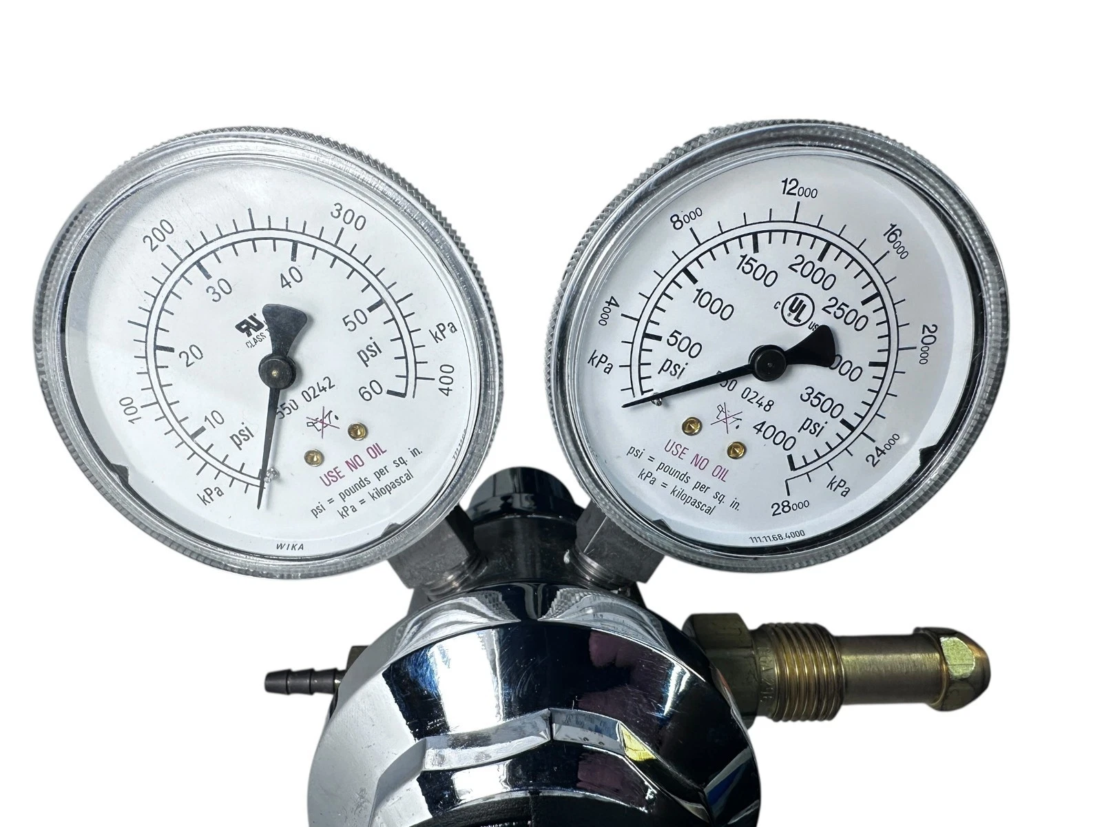 CONCOA 2122301-01-0XB High Pressure Gas Regulator Dual Gauge 4000 PSI USA — photo 2 of 7