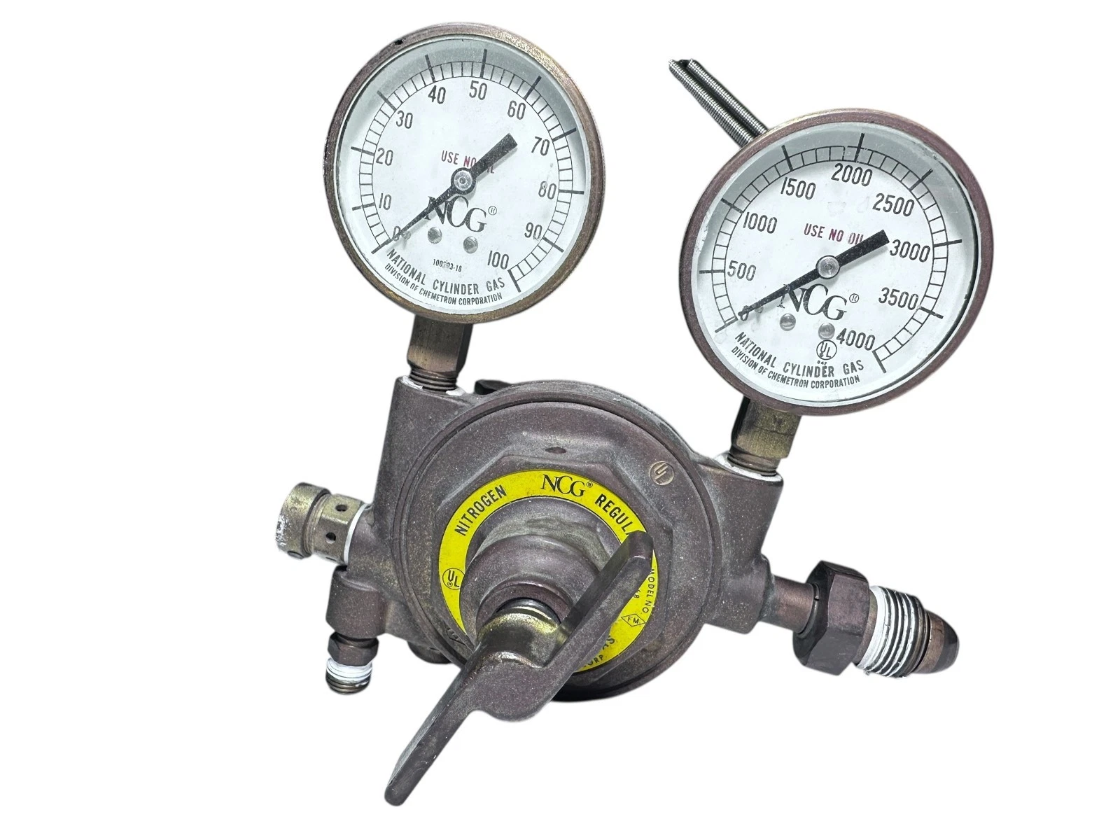NCG 5868 Nitrogen Regulator Dual Gauge 4000 PSI Chemetron USA — photo 3 of 8