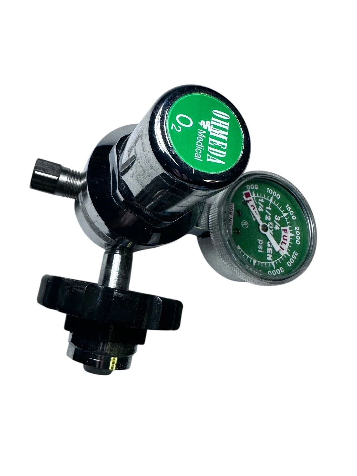 Ohmeda 6700-1240-900 Oxygen Regulator 4000 PSI Chrome USA — photo 6 of 8