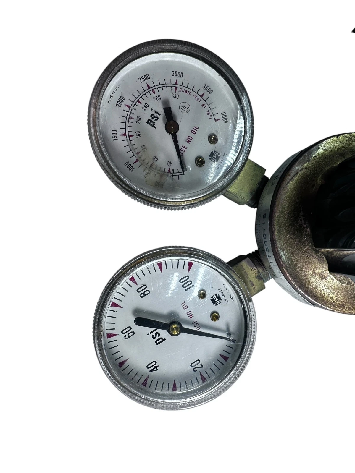 Veriflo 11300718 High Pressure Gas Regulator Dual Gauge 4000 PSI USA — photo 8 of 8