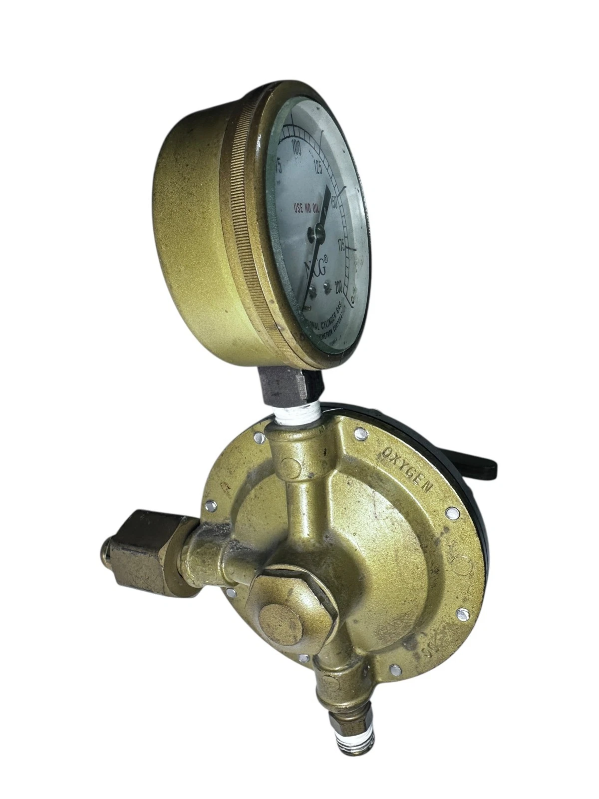Torchweld 6200 Oxygen Regulator Gauge National Cylinder Gas 200 PSI — photo 3 of 10