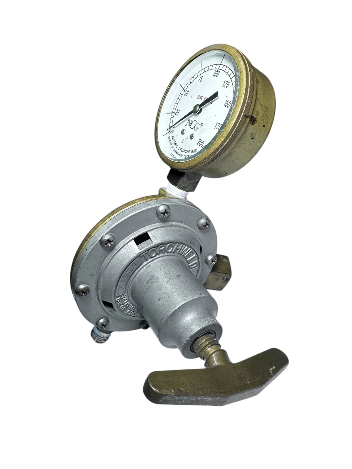 Torchweld 6200 Oxygen Regulator Gauge National Cylinder Gas 200 PSI — photo 4 of 10