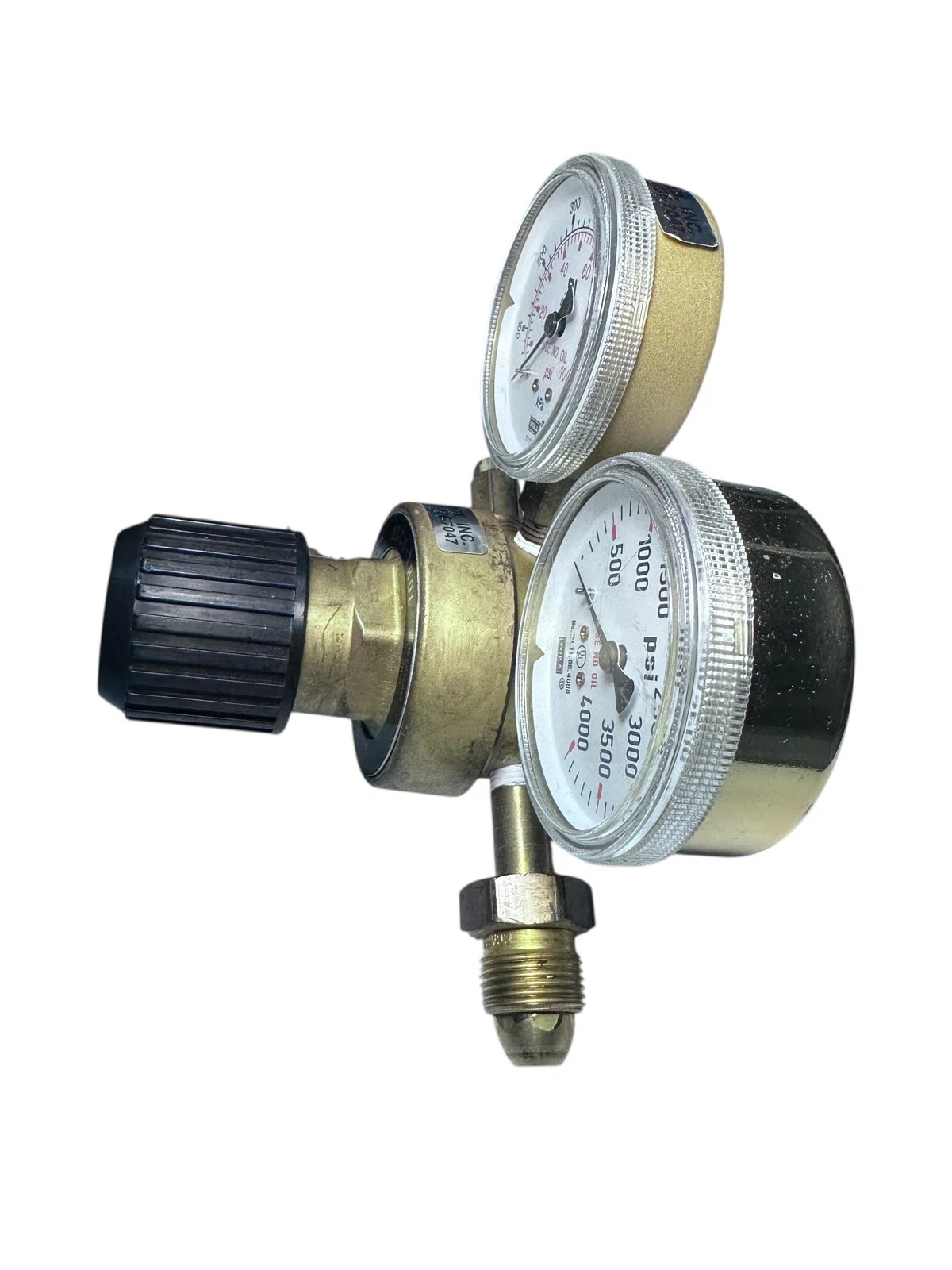 Western Enterprises Accu-Trol 7810 Dual Gauge Gas Regulator 4000 PSI WIKA USA — photo 3 of 7