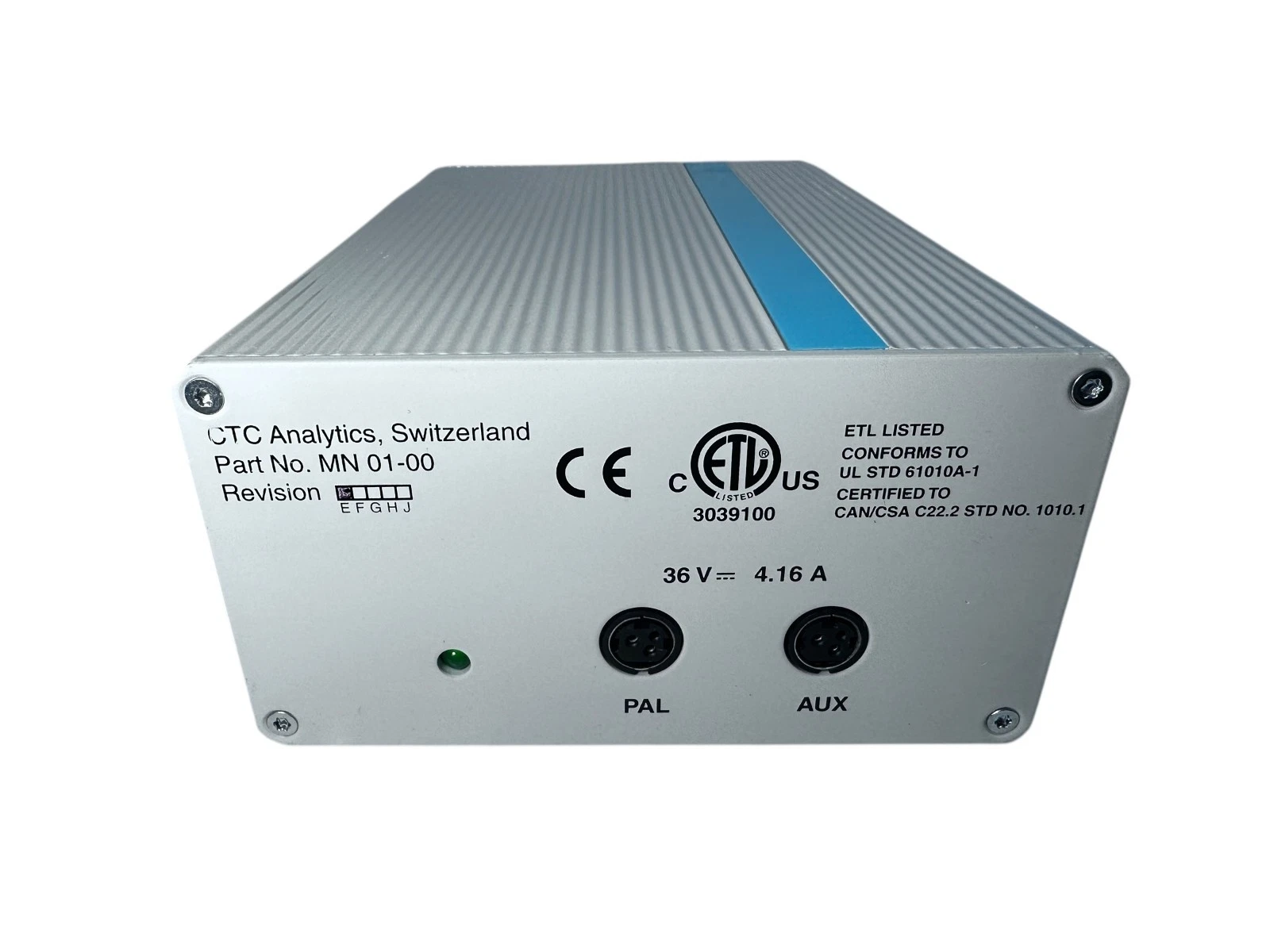 CTC Analytics MN 01-00 Power Supply for PAL/AUX System – Excellent Working Unit