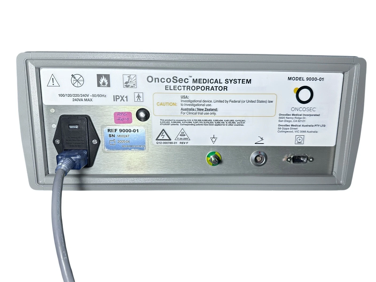 OncoSec Medical System Electroporator Model 9000-01 — photo 3 of 7