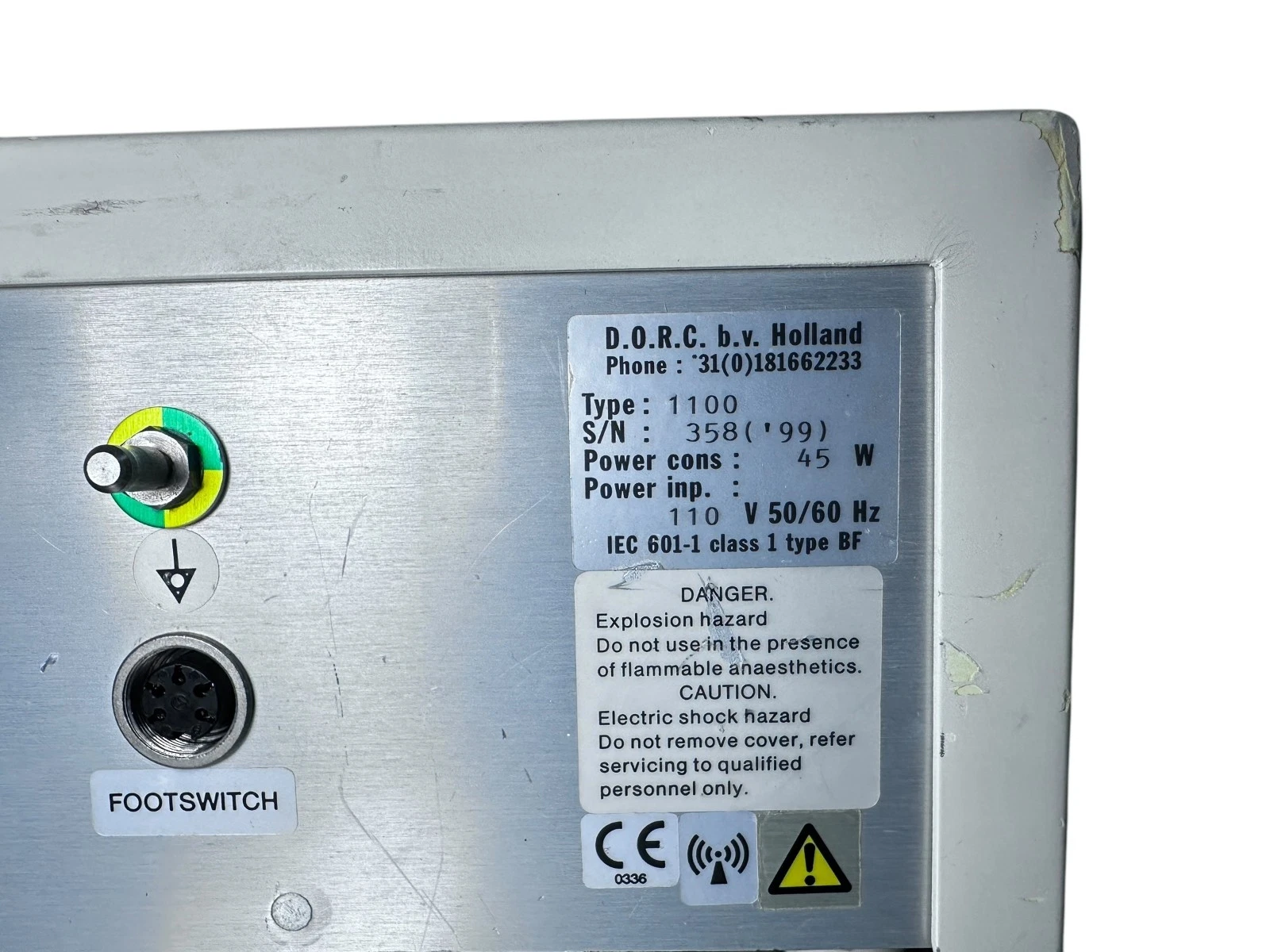 D.O.R.C. Type 1100 Diathermy System | 110V RF Generator | Holland Made — photo 7 of 7