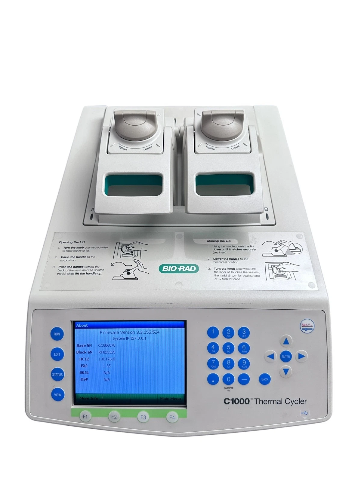 Bio-Rad C1000 Thermal Cycler w/BRAND NEW Dual 48/48 Fast Reaction Module — photo 2 of 19