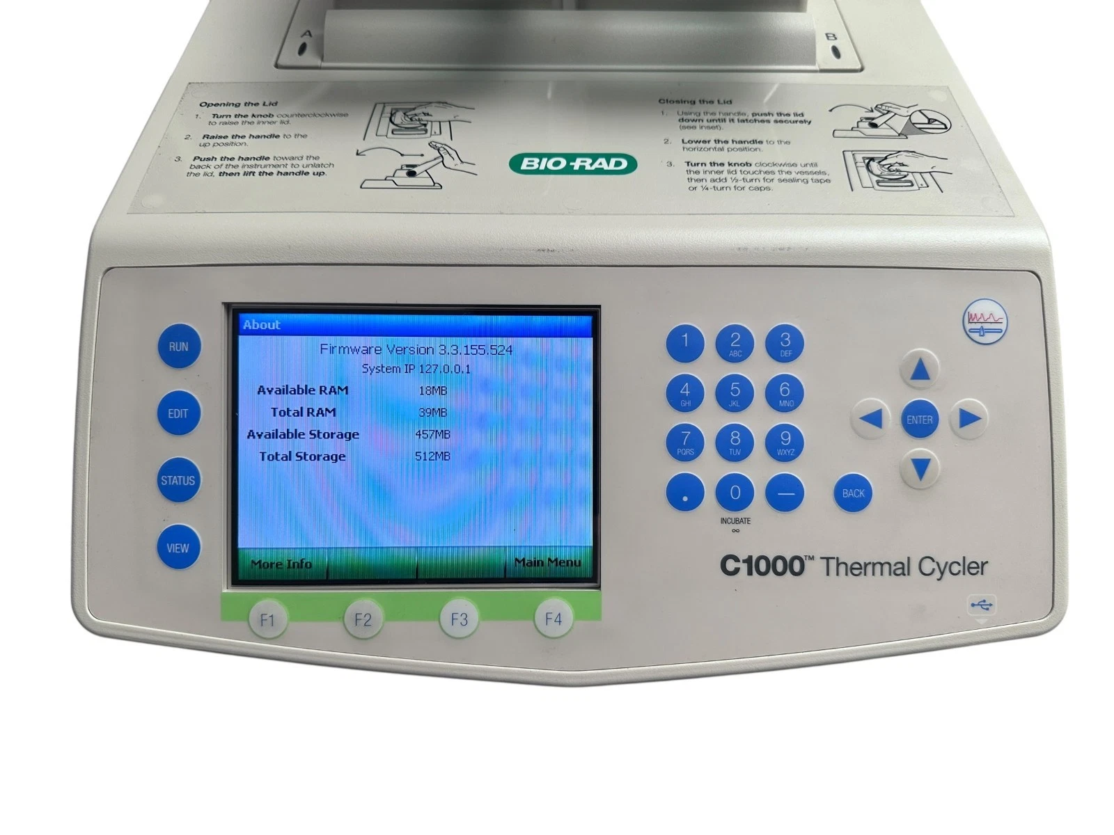 Bio-Rad C1000 Thermal Cycler w/BRAND NEW Dual 48/48 Fast Reaction Module — photo 12 of 19