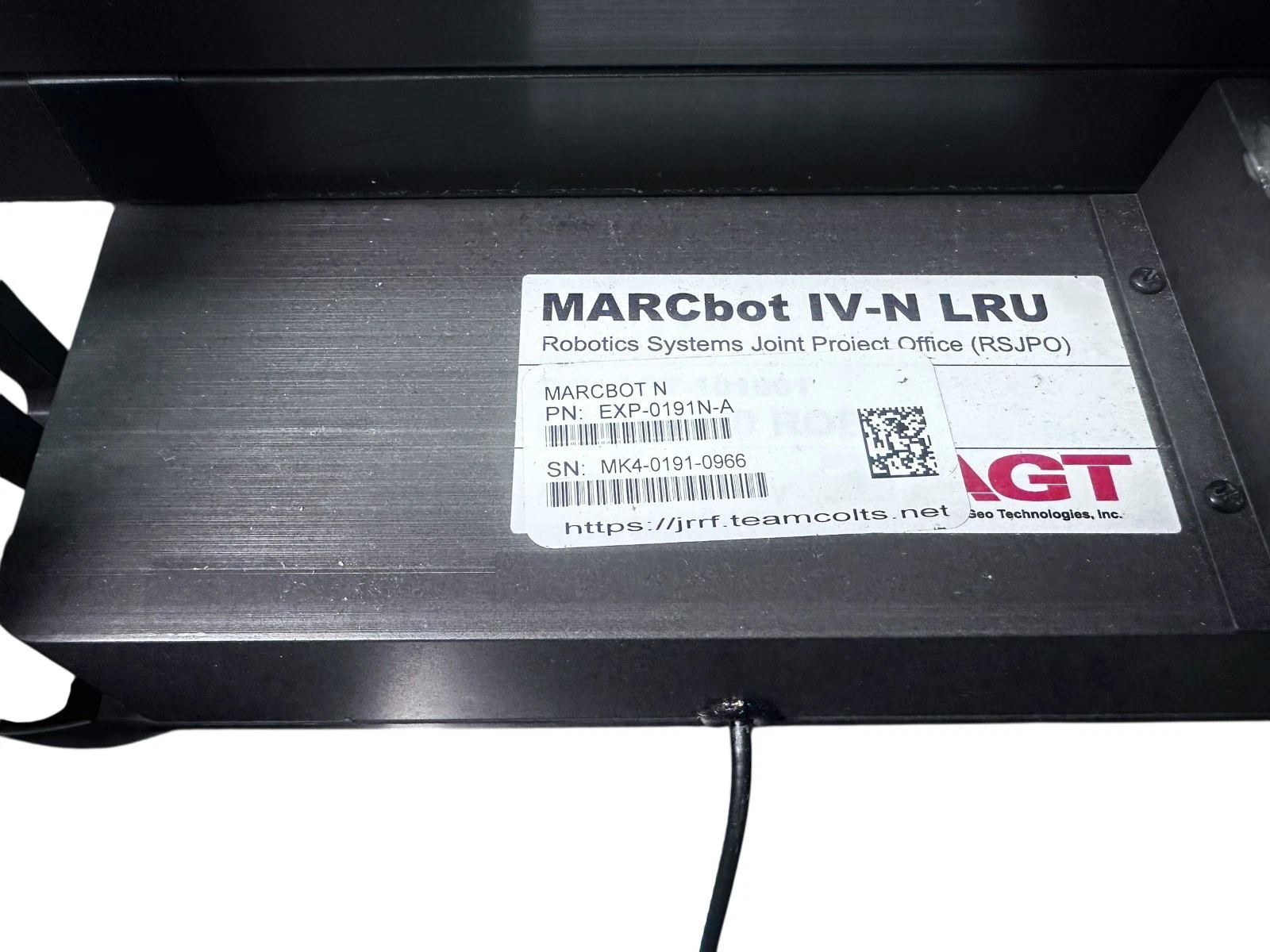 MARCbot IV-N LRU Robotic Arm Camera Assembly AGT Robot — photo 8 of 9