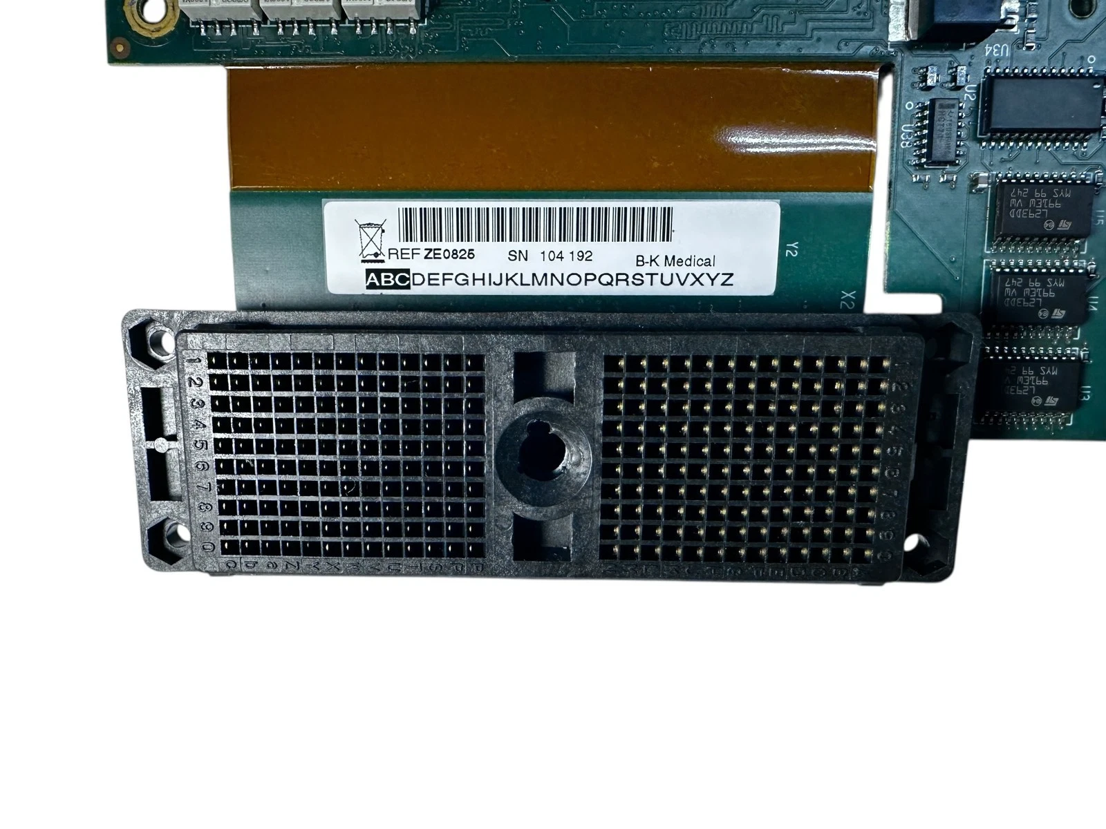 BK Medical Flex Focus 500 Ultrasound Board Assembly | P/N 1202 | FLEX CONNECTORS — photo 4 of 5