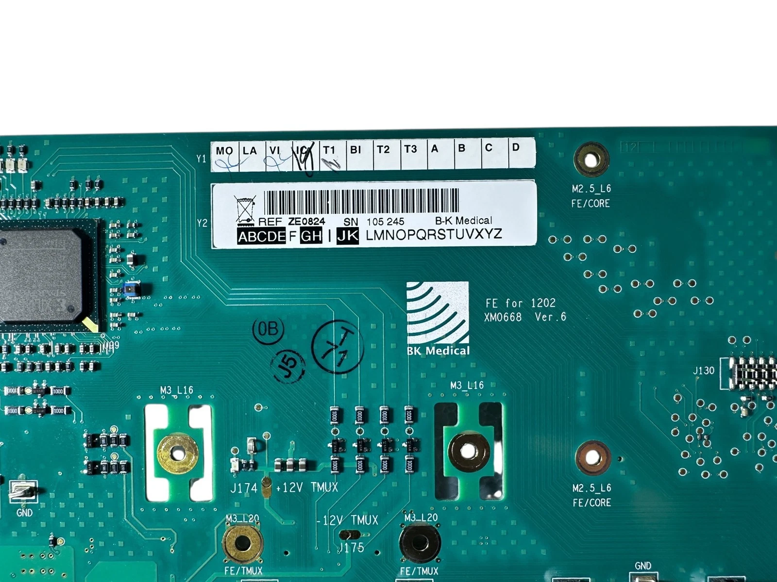BK Medical Flex Focus 500 Ultrasound FE Board | REF ZB0824 | OEM — photo 3 of 5