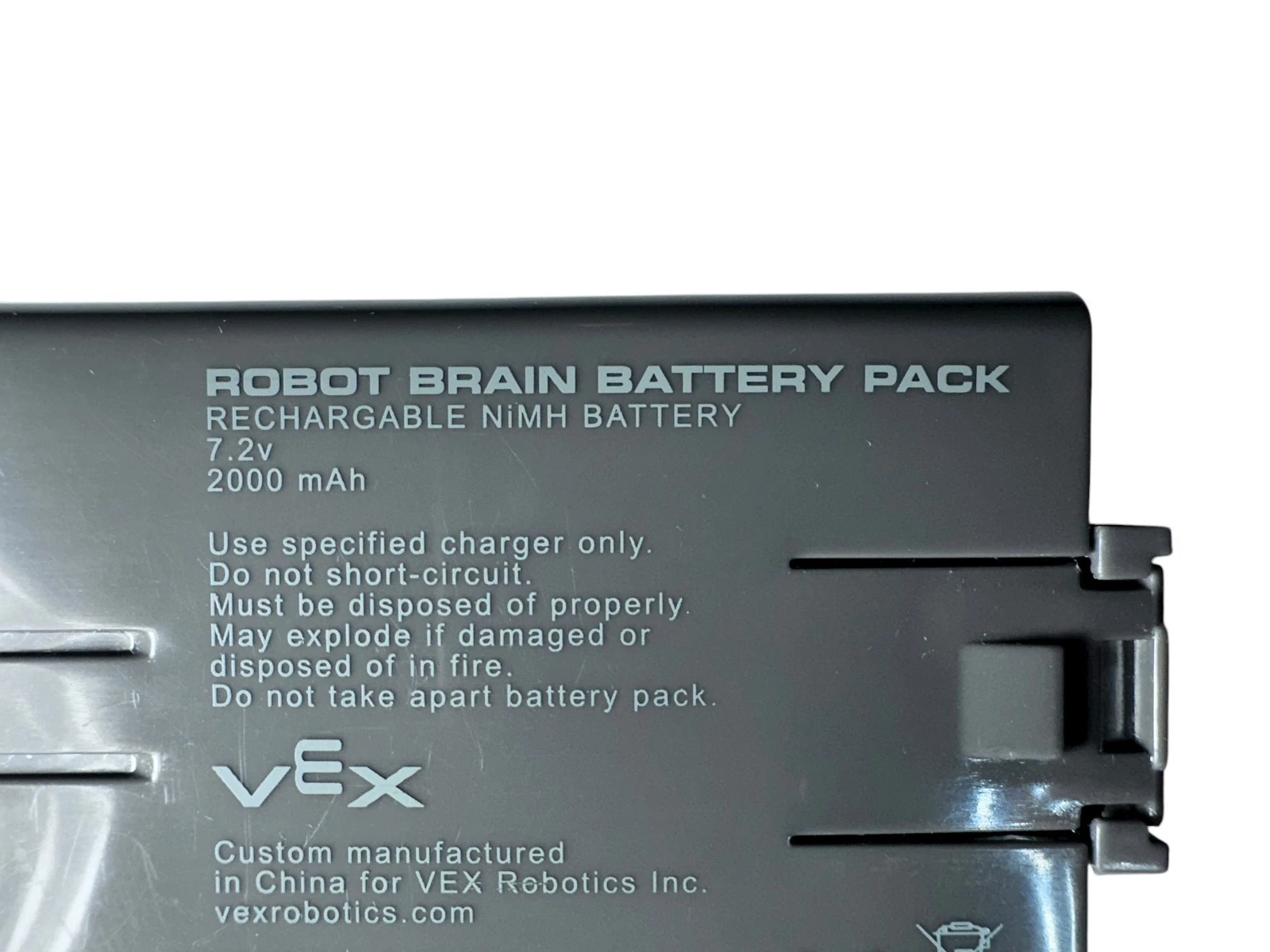VEX IQ Robot Brain Battery Pack – 7.2V 2000mAh NiMH Rechargeable – Tested — photo 4 of 7
