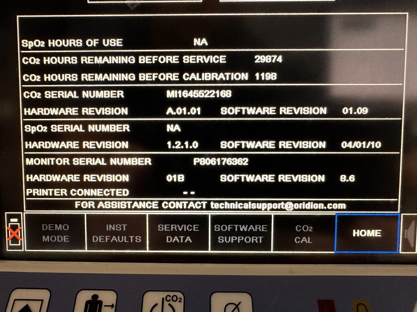 Oridion Microstream Capnostream 20P Patient Monitor SpO2 EtCO2 CS08657-02 — photo 2 of 7