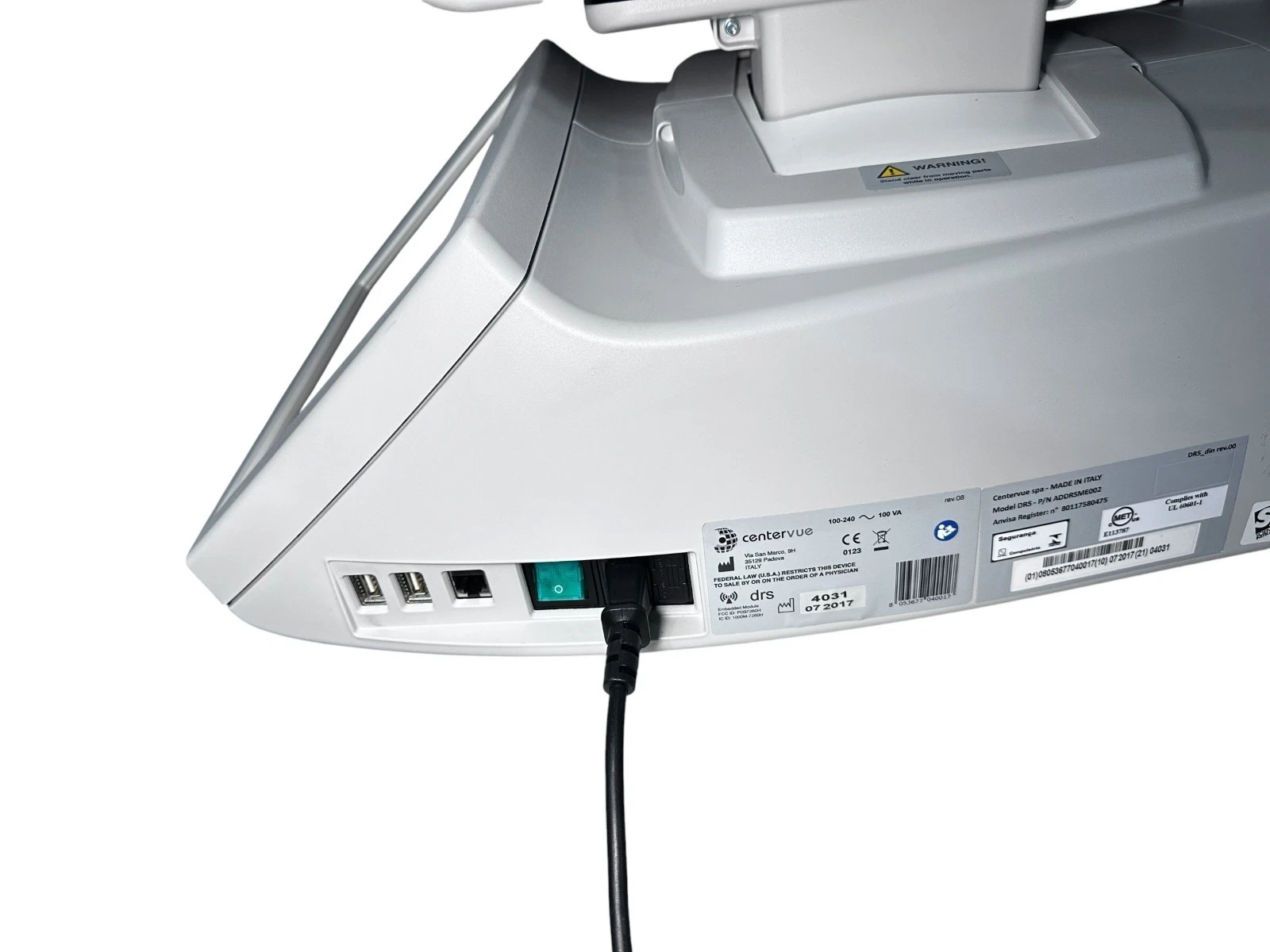 CenterVue DRS Imaging System Unit – Powers On – Software Needed – Excellent — photo 6 of 9