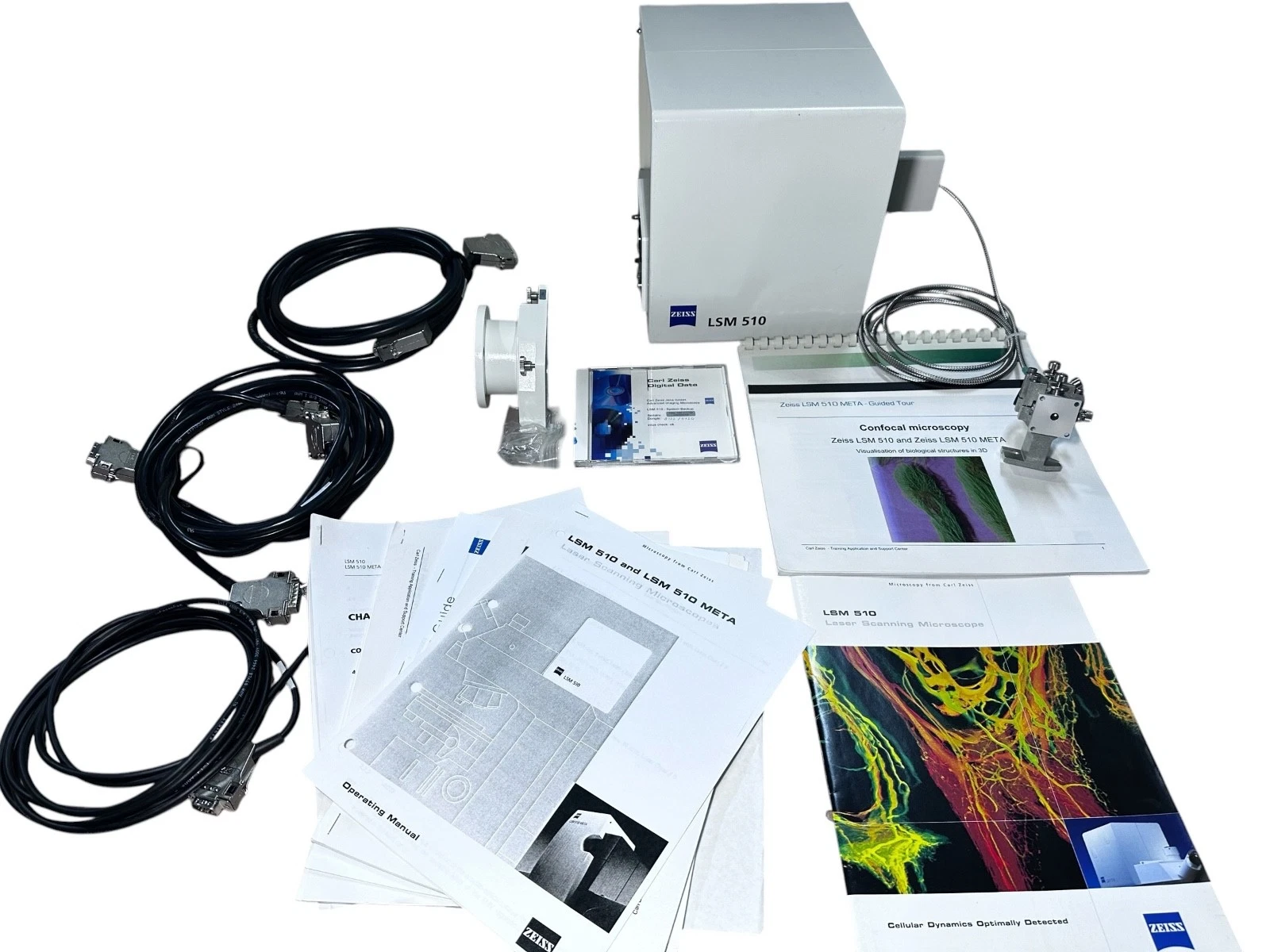 Zeiss LSM 510 Laser Scanning Module Axiovert 200M MAT Complete Cable Software available from Noble Lab Trade