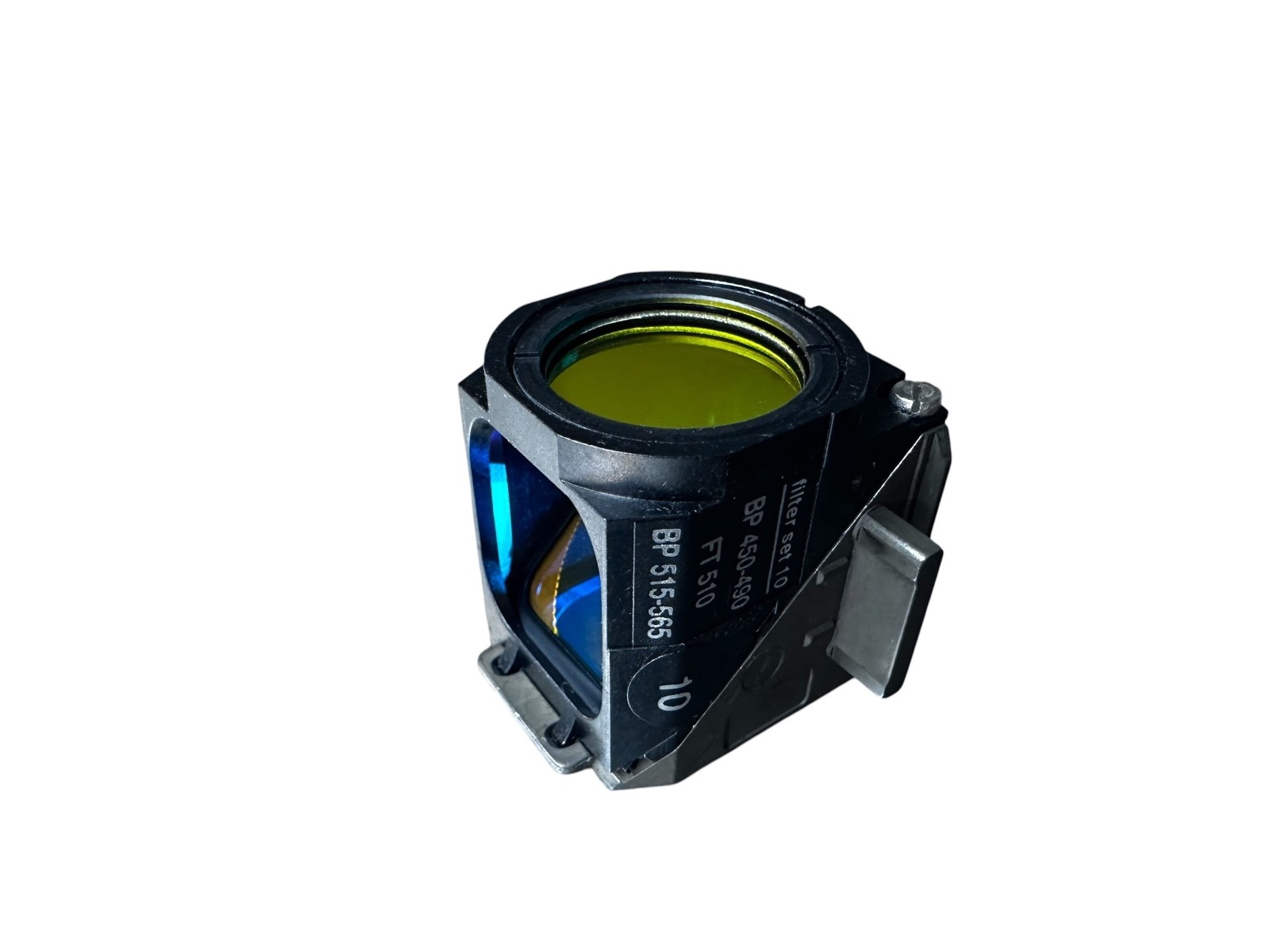 ZEISS Filter Set 10 Fluorescence Cube BP 450-490 FT 510 BP 515-565 FITC Axio available from Noble Lab Trade