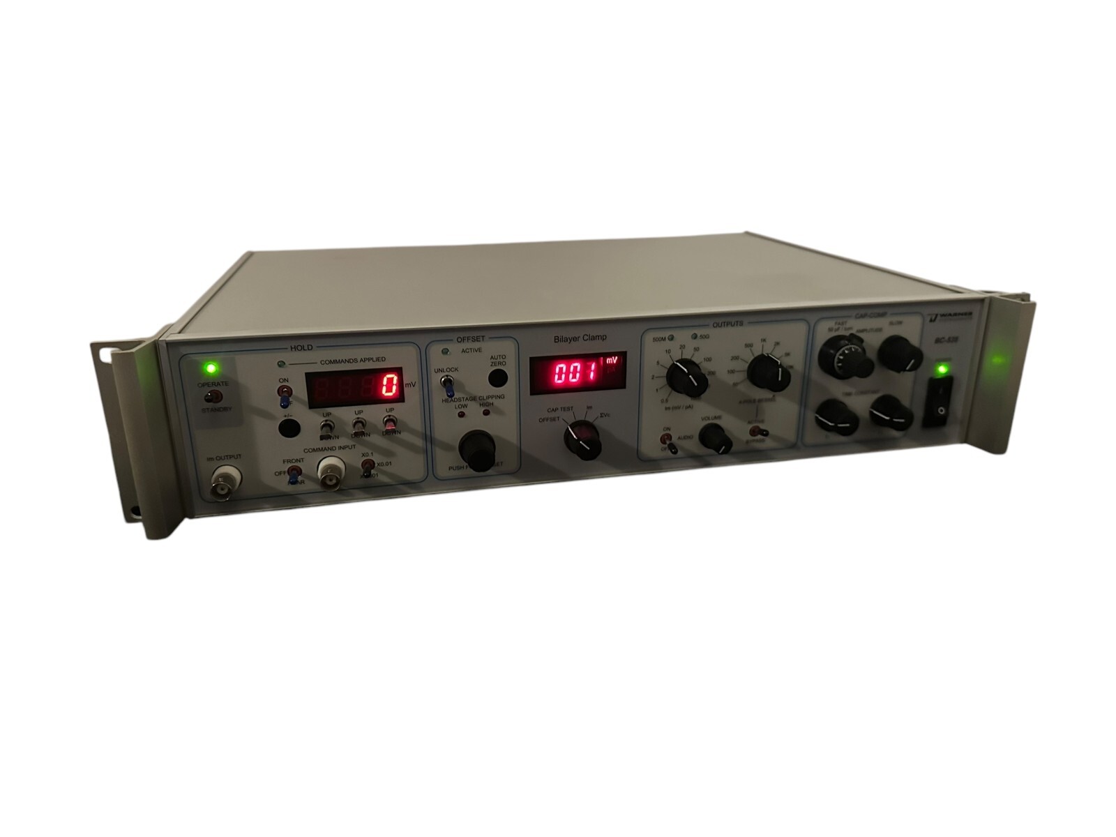 Warner Instruments BC-535 Bilayer Clamp Amplifier - Excellent Condition available from Noble Lab Trade