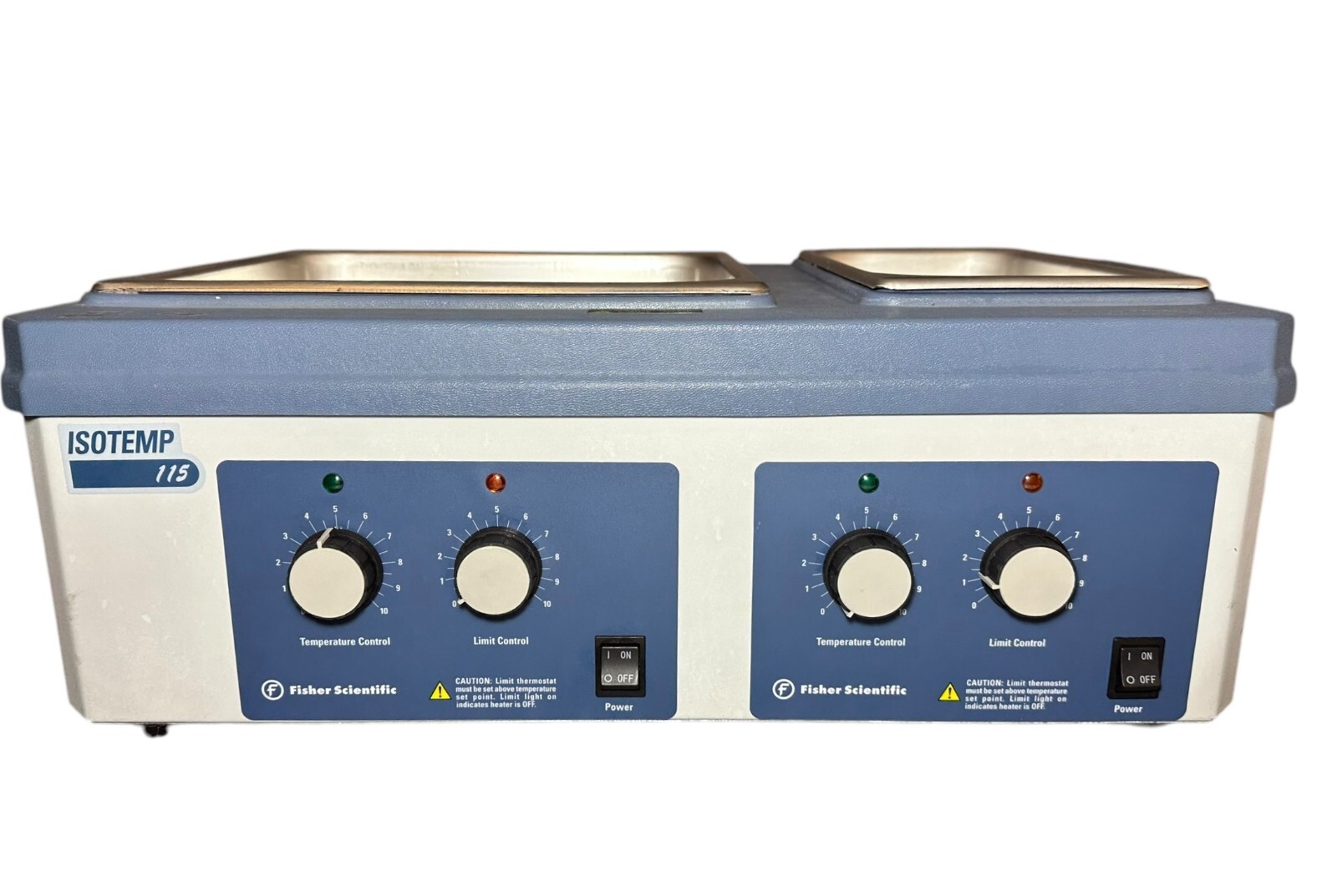 Fisher Scientific Isotemp 115 5L/10L Dual Water Bath Cat # 15-460-15 available from Noble Lab Trade