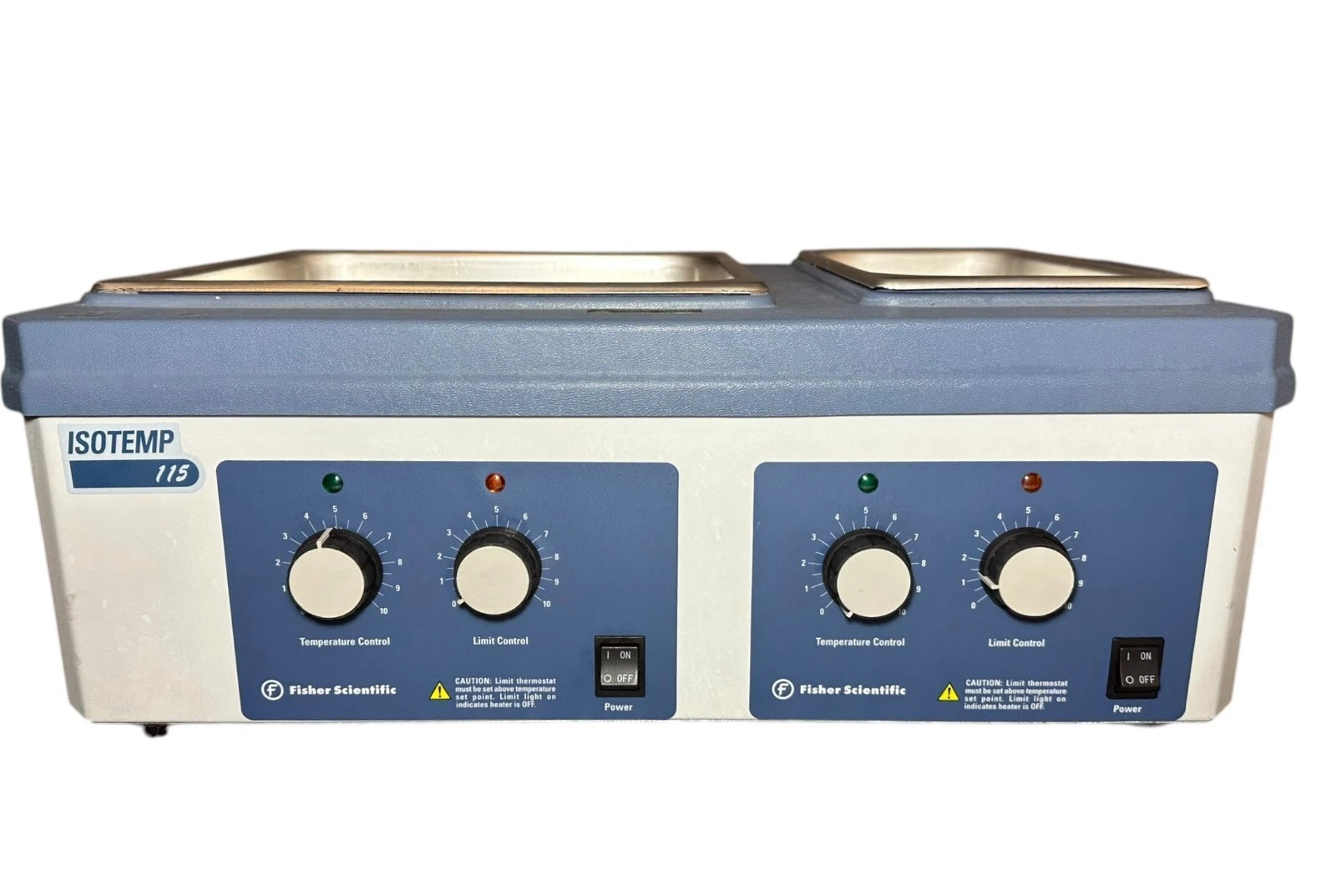 Fisher Scientific Isotemp 115 5L/10L Dual Water Bath Cat # 15-460-15 available from Noble Lab Trade