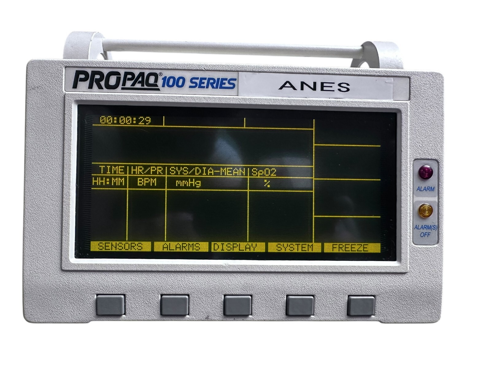 Protocol Systems Propaq 100 Series Monitor – Model 104 EL (No Adapter or Leads) available from Noble Lab Trade