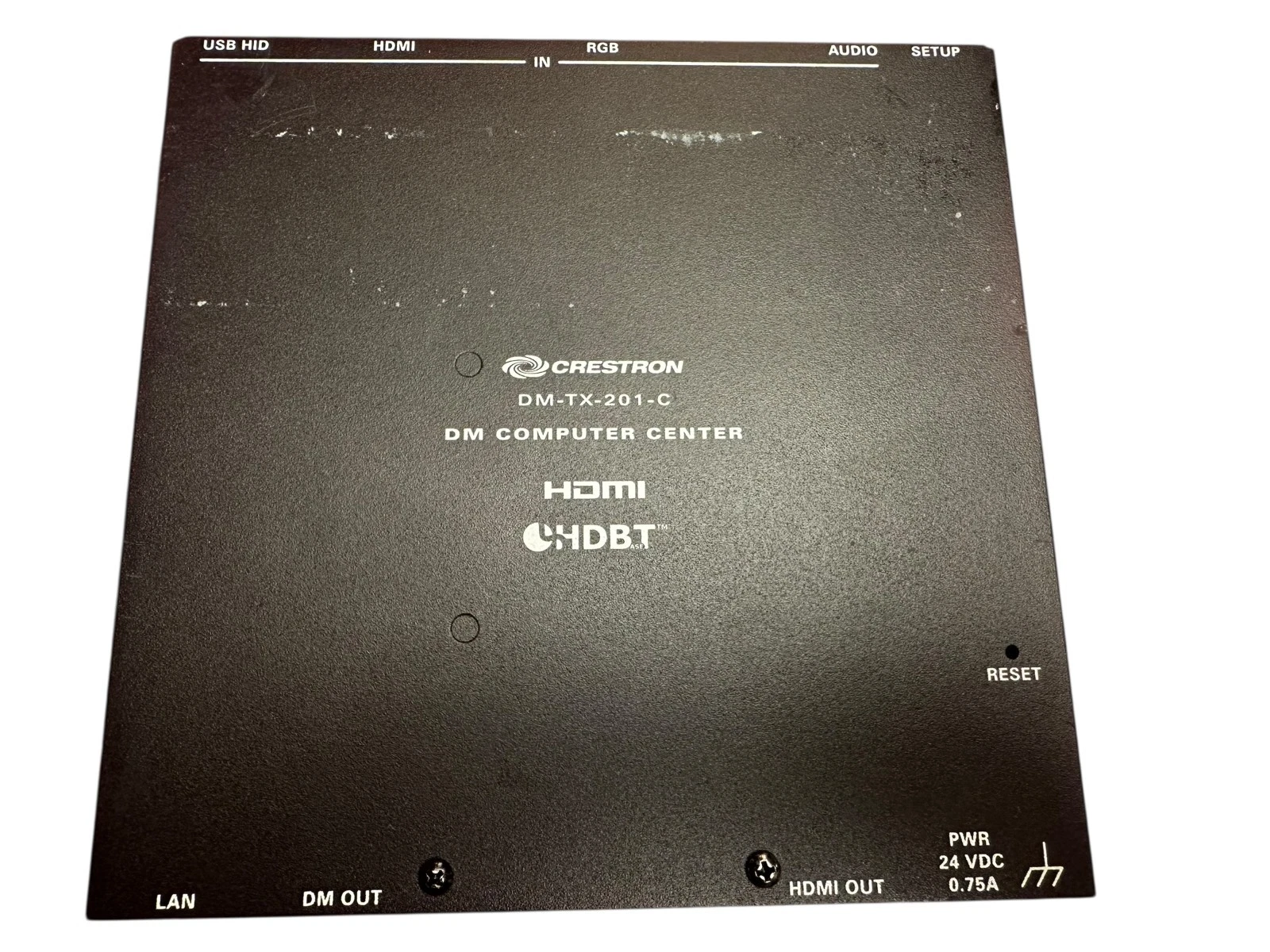 Crestron DM-TX-201-C DigitalMedia Transmitter DM Computer Center -HDMI, LAN, USB available from Noble Lab Trade