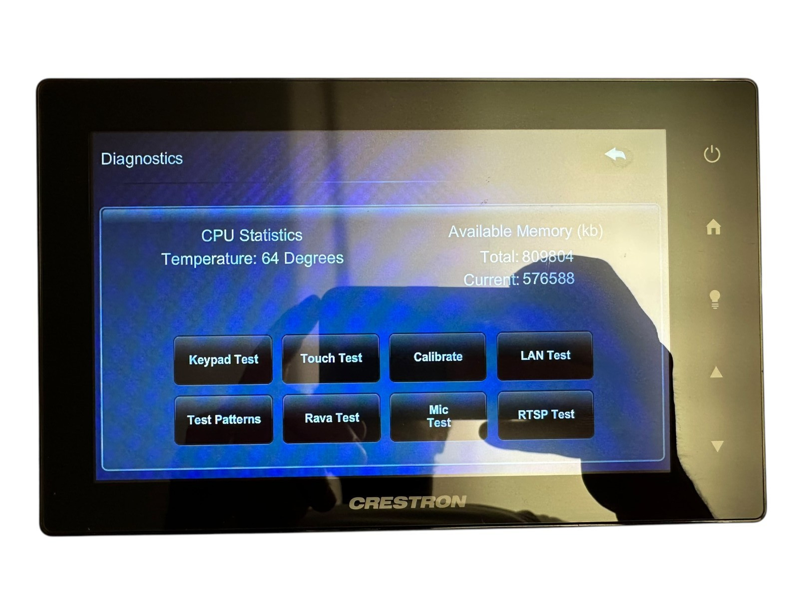 Crestron TSW-750-B-S 7” Touchscreen Panel | Tested | Fully Functional | PoE available from Noble Lab Trade