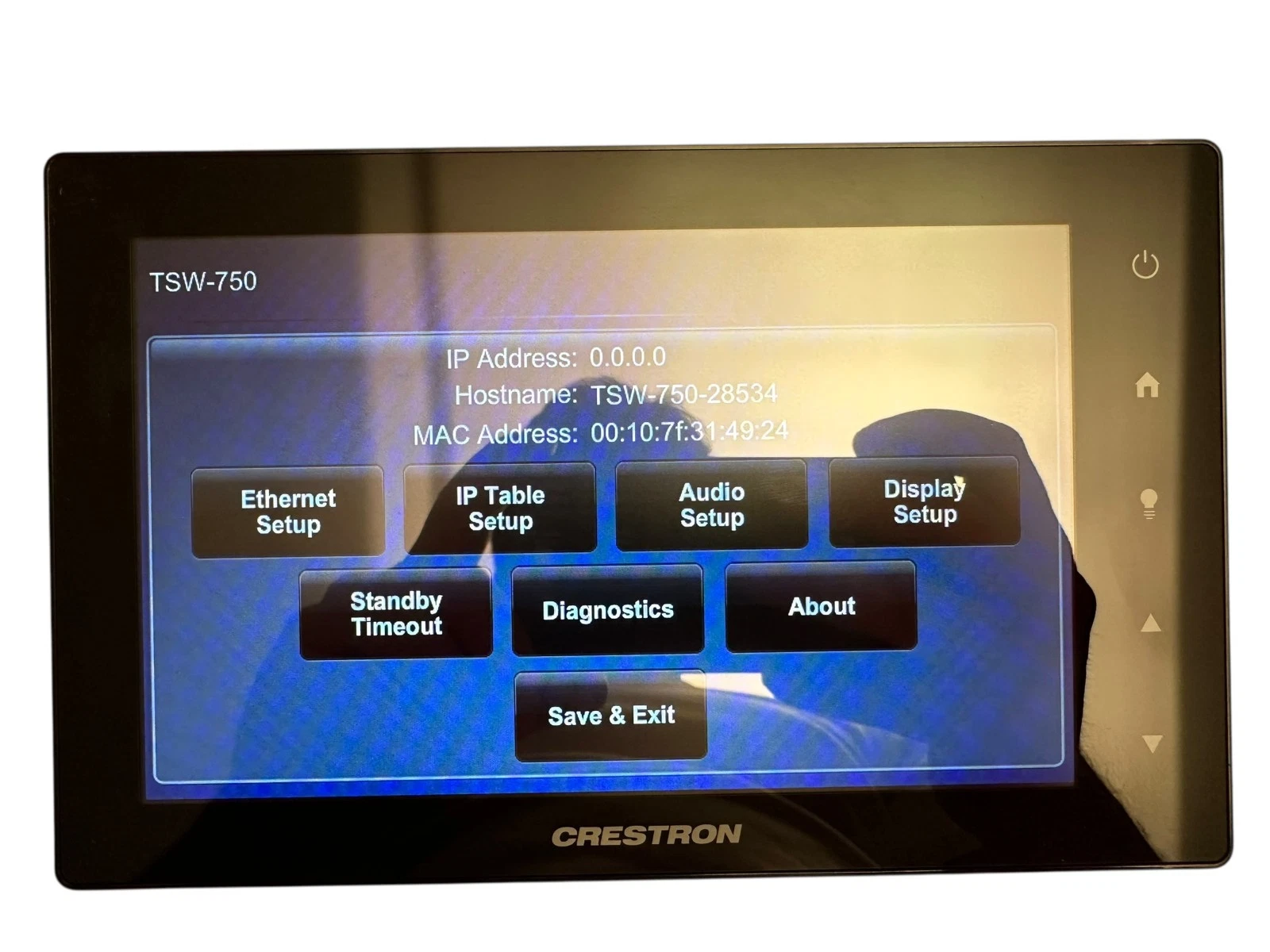 Crestron TSW-750-B-S 7” Touchscreen Panel | Tested | Fully Functional | PoE available from Noble Lab Trade