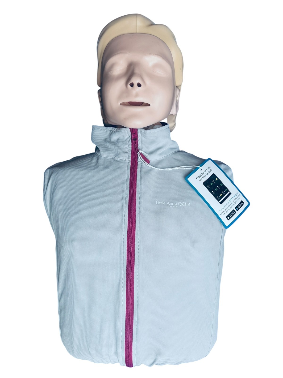 NEW Laerdal Little Anne QCPR CPR Training Manikin w/ Bag & Accessories available from Noble Lab Trade