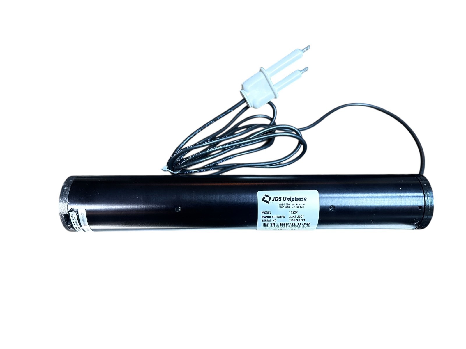 JDS Uniphase 1122P HeNe Laser Head – Polarized Red Laser Tube, Tested – 632.8 nm available from Noble Lab Trade