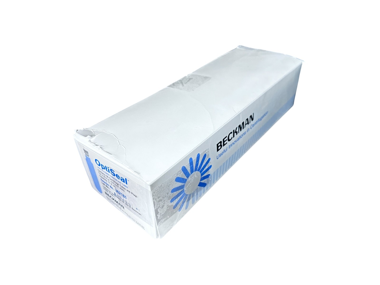 NEW Beckman OptiSeal Polyallomer Centrifuge Tubes – 11.2 mL (362181) – Box of 56 available from Noble Lab Trade