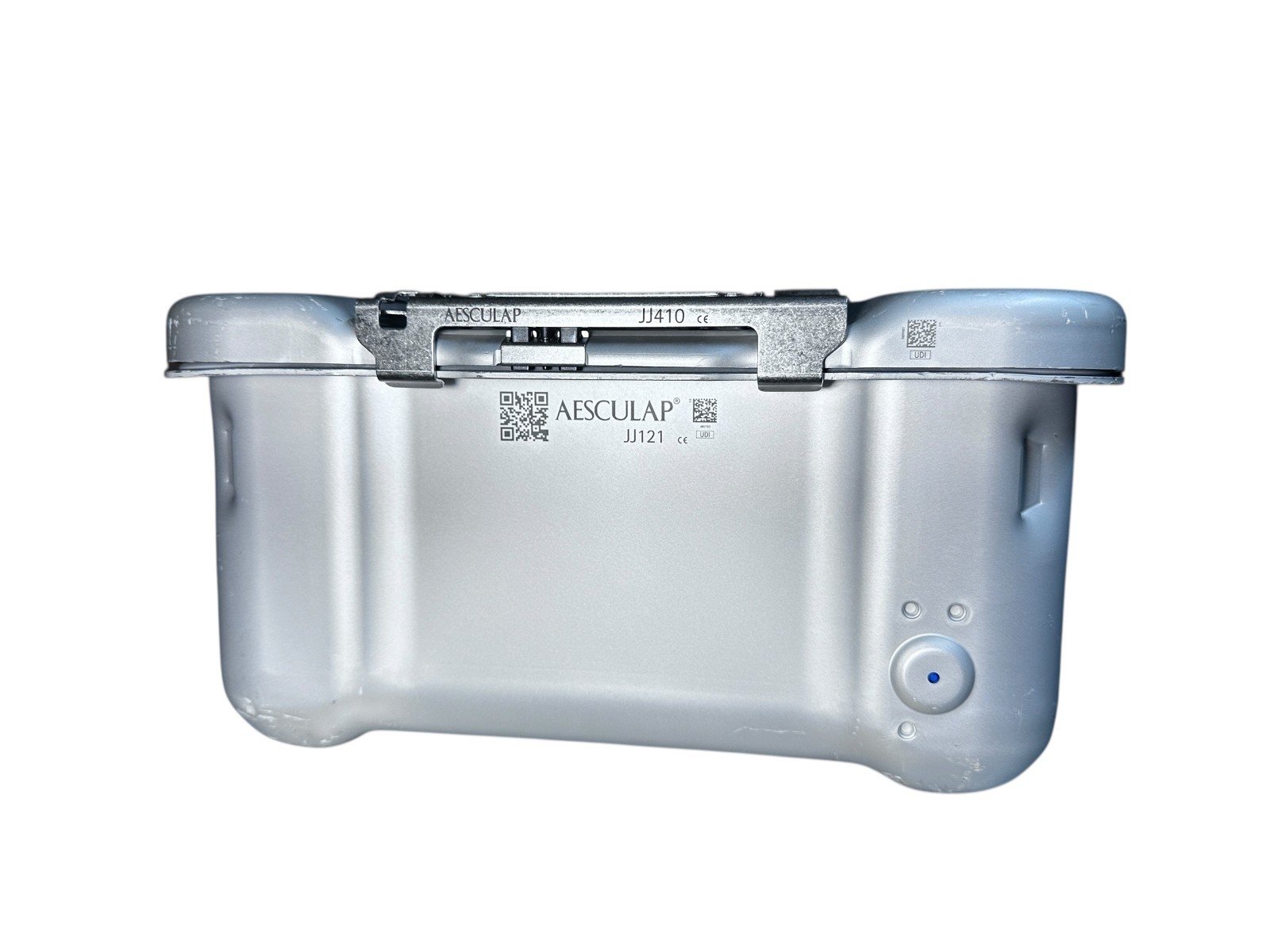 Aesculap JJ121 Aluminum Storage Container with JJ410 Lid – Made in Germany available from Noble Lab Trade