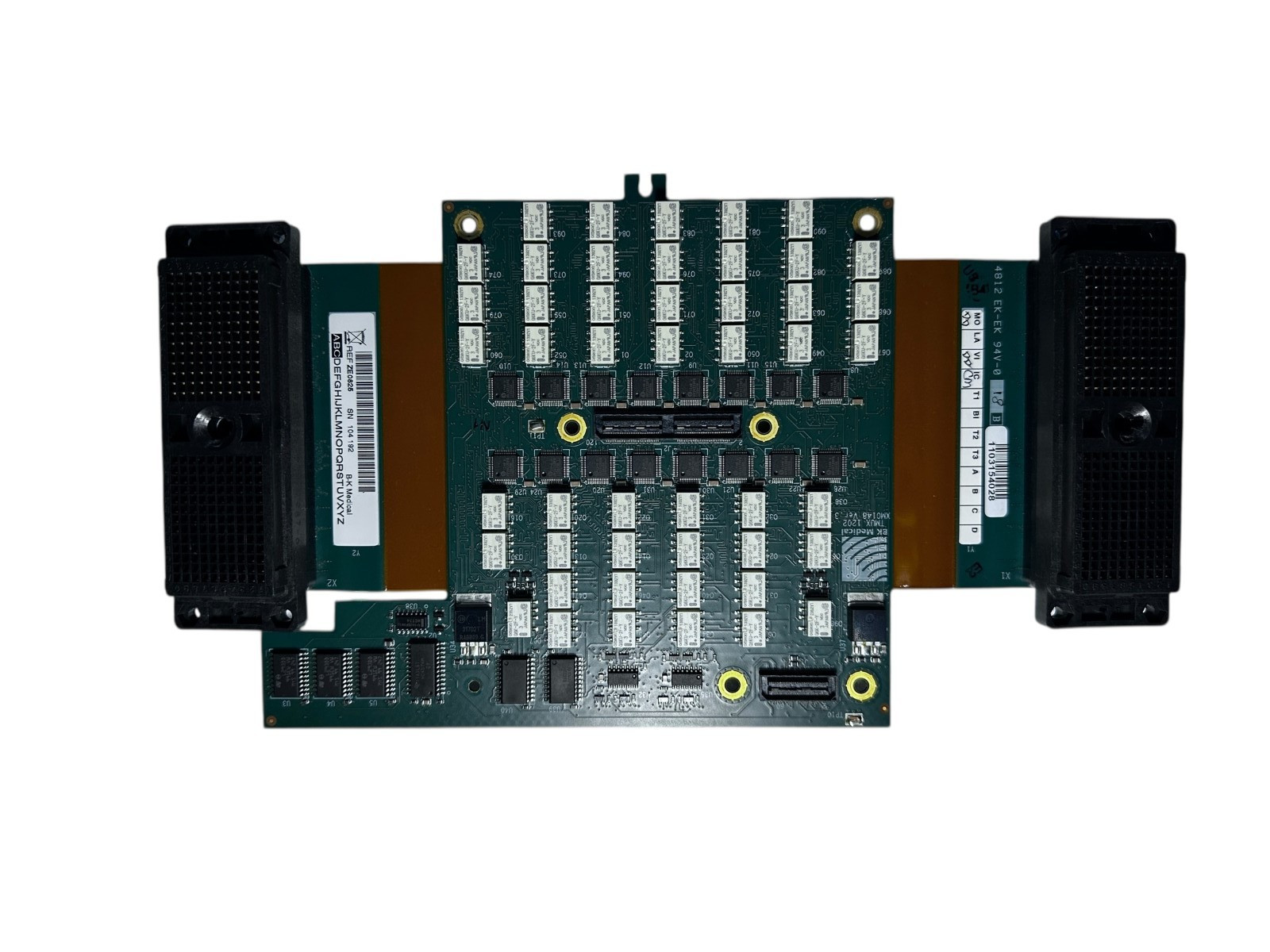 BK Medical Flex Focus 500 Ultrasound Board Assembly | P/N 1202 | FLEX CONNECTORS available from Noble Lab Trade