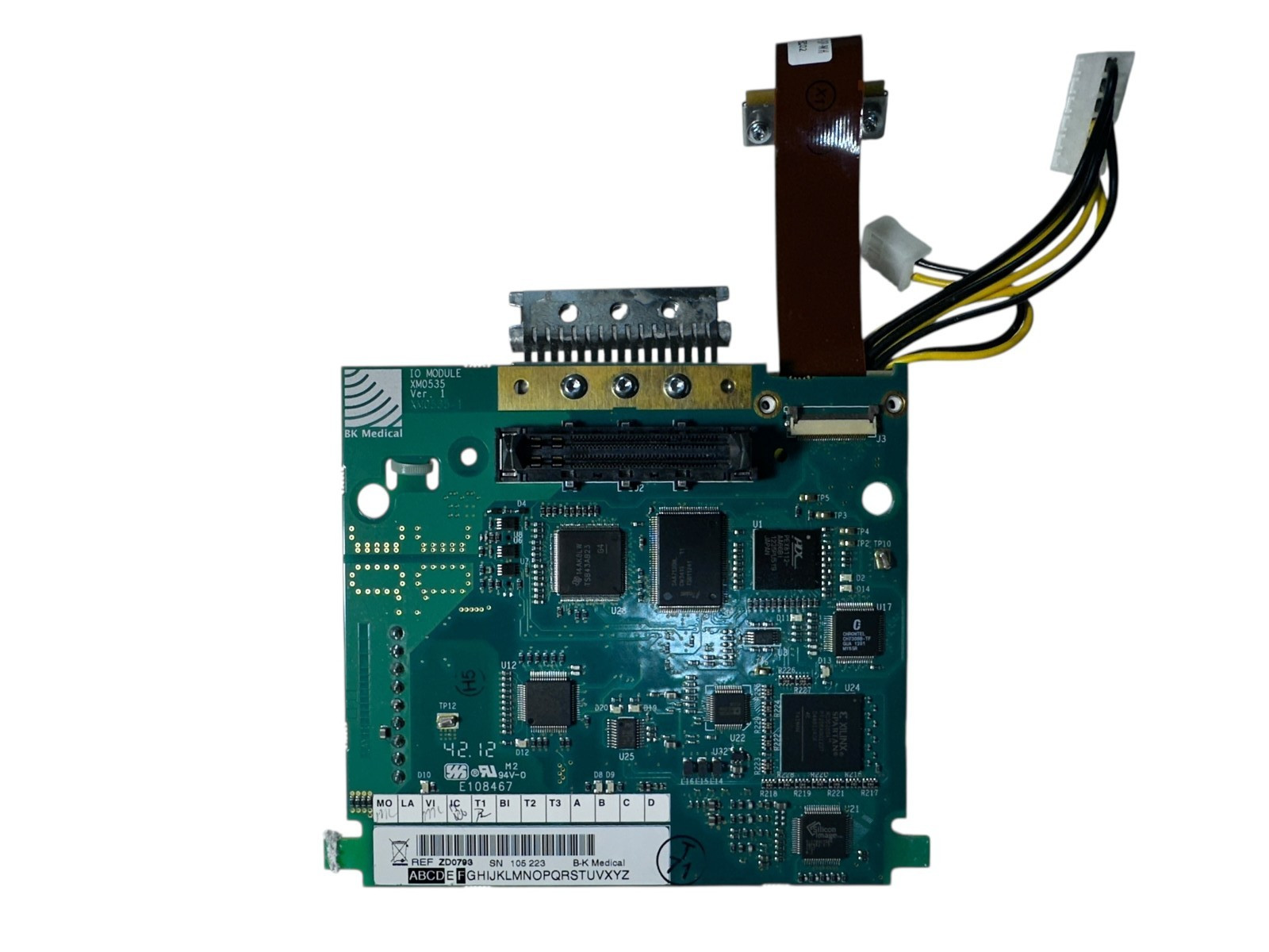 BK Medical Flex Focus 500 Ultrasound Board Assembly | Rear Monitor Connector available from Noble Lab Trade