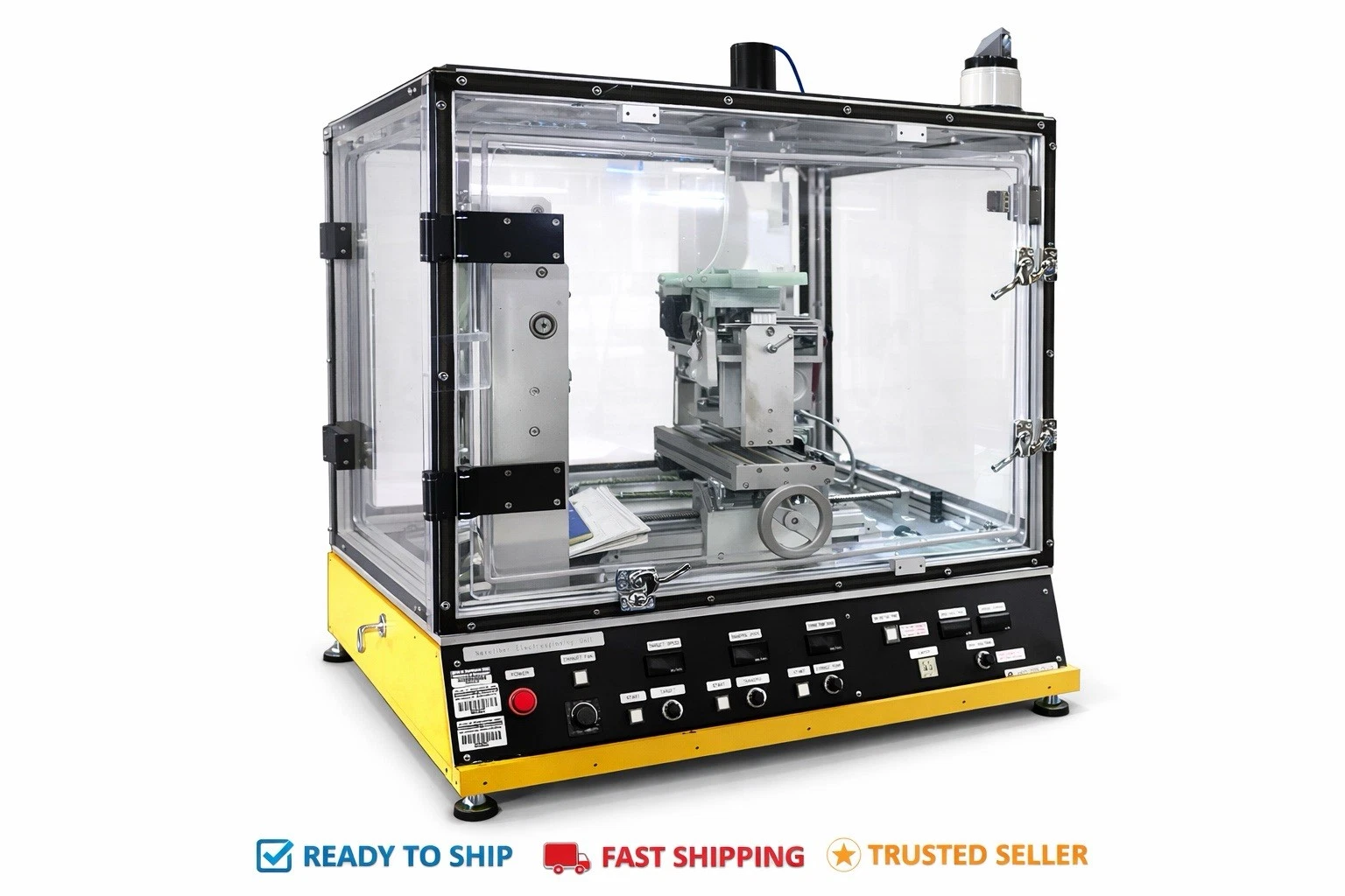 Nanofiber Electrospinning Unit – Enclosed Lab Electrospinning System – Kato Tech available from Noble Lab Trade