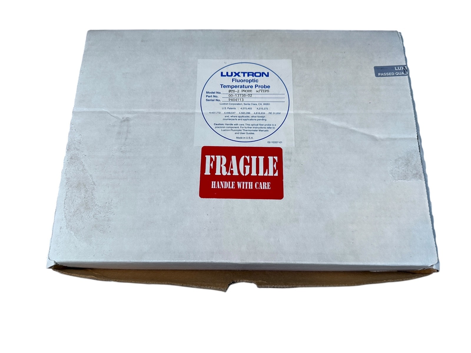 LUXTRON 00-13738-02 Fluoroptic Temperature Probe STS-2M – New available from Noble Lab Trade