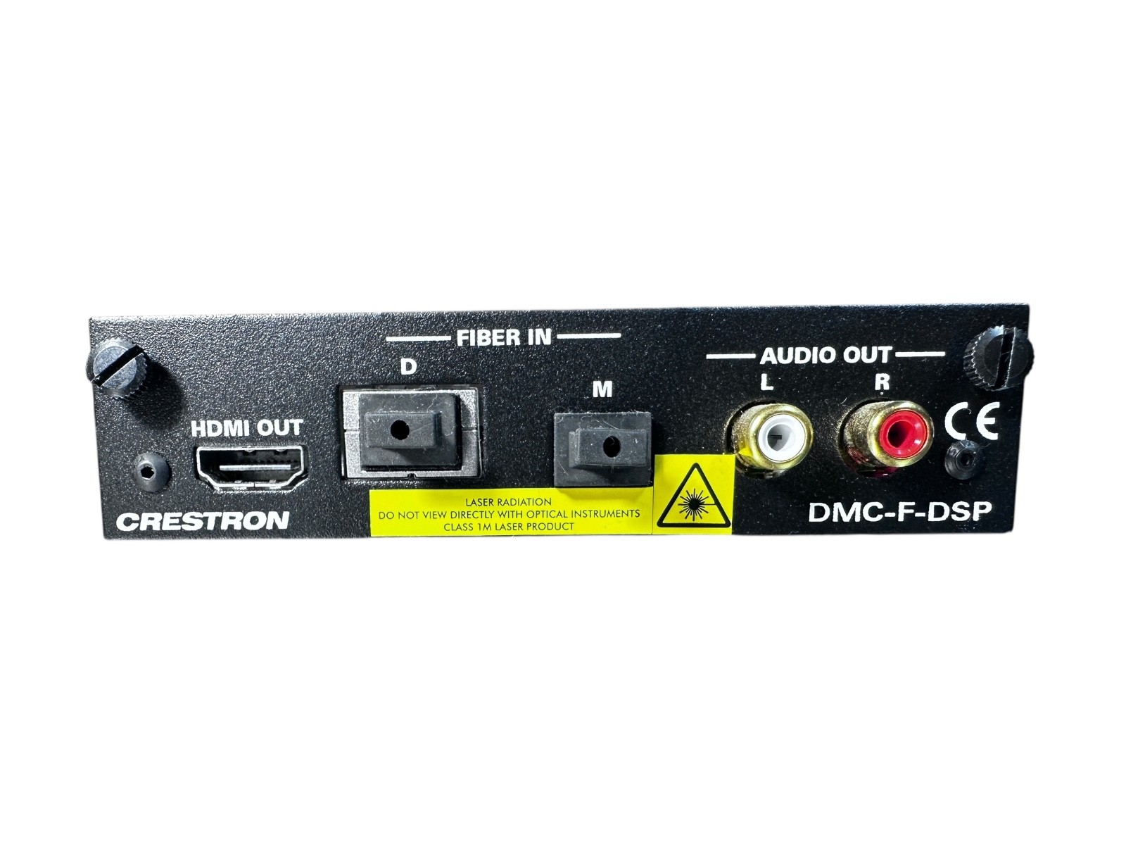 Crestron DMC-F-DSP Fiber DM Input Card w/ DSP HDMI Out + Audio Output available from Noble Lab Trade