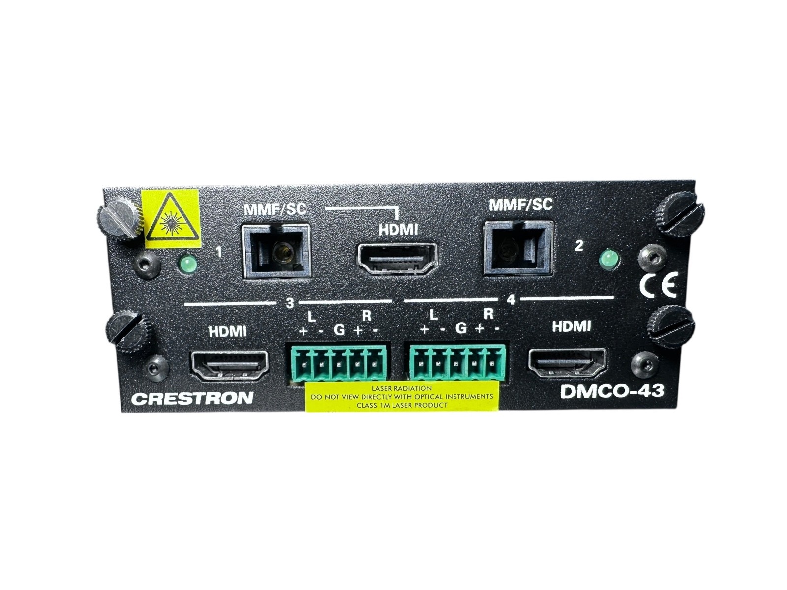 Crestron DMCO-43 DigitalMedia Output Card – HDMI + Fiber MMF/SC – Tested available from Noble Lab Trade