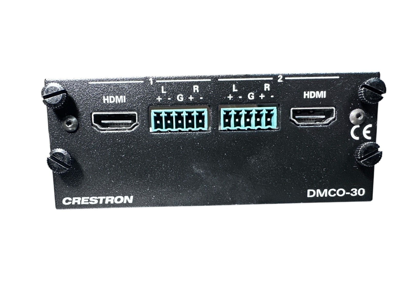 Crestron DMCO-30 Output Expansion Card – Dual HDMI + Balanced Audio – Tested available from Noble Lab Trade