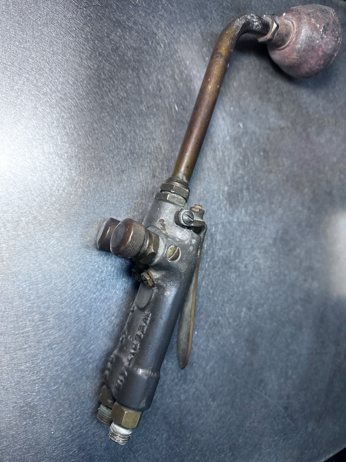 Vintage Torch Handle – “Weldit Air / Gas” Markings – Model O-47-0 available from Noble Lab Trade