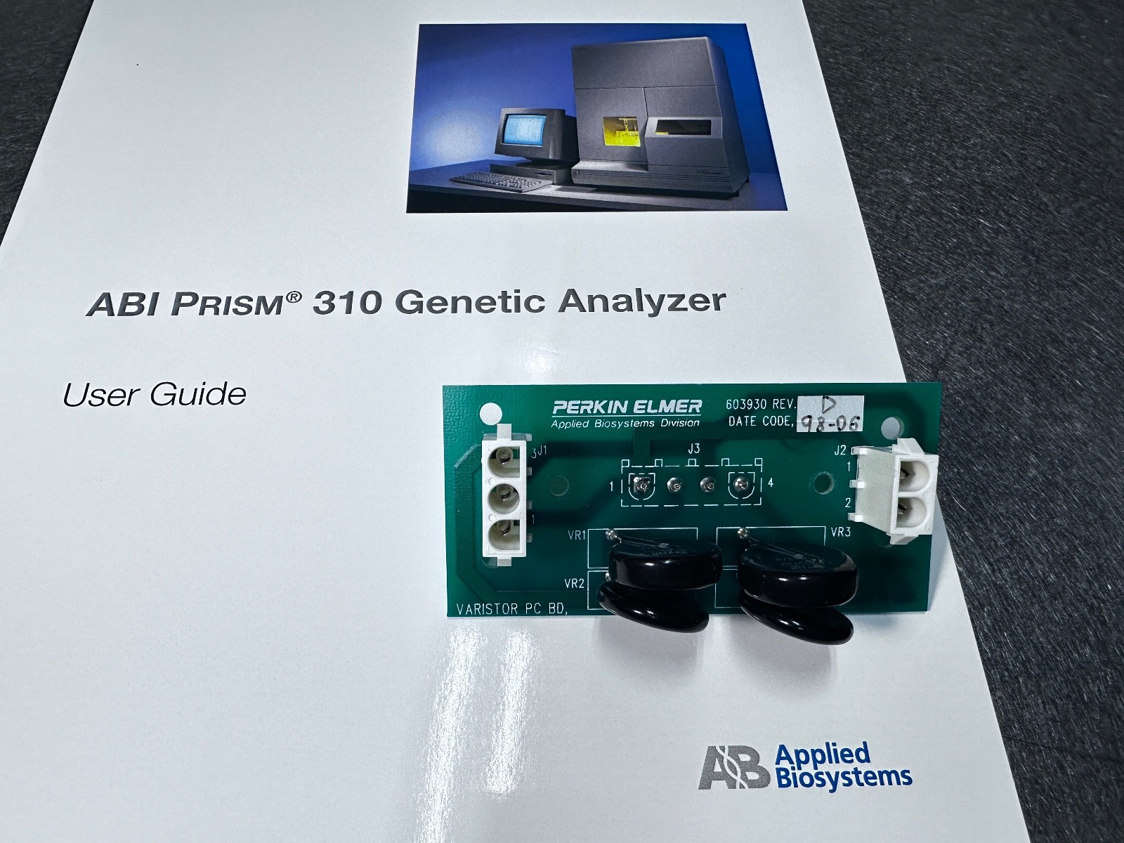 PerkinElmer / ABI Prism 310 Varistor PCB Board 603930 Rev D | Tested | OEM available from Noble Lab Trade